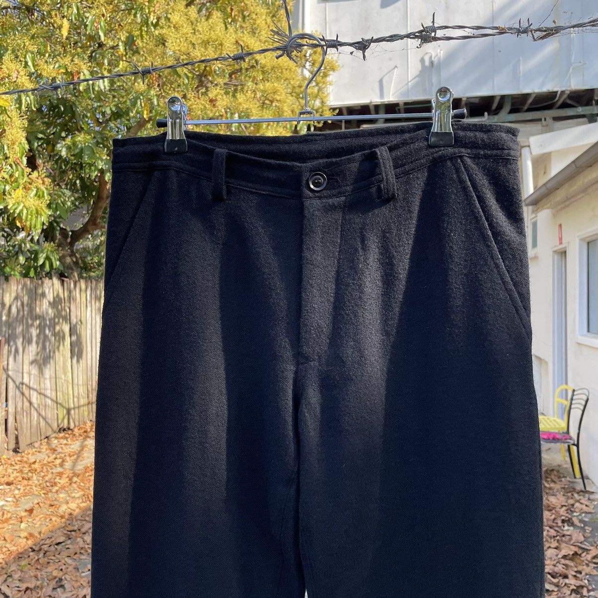 Y’s Yohji Yamamoto black wool trousers