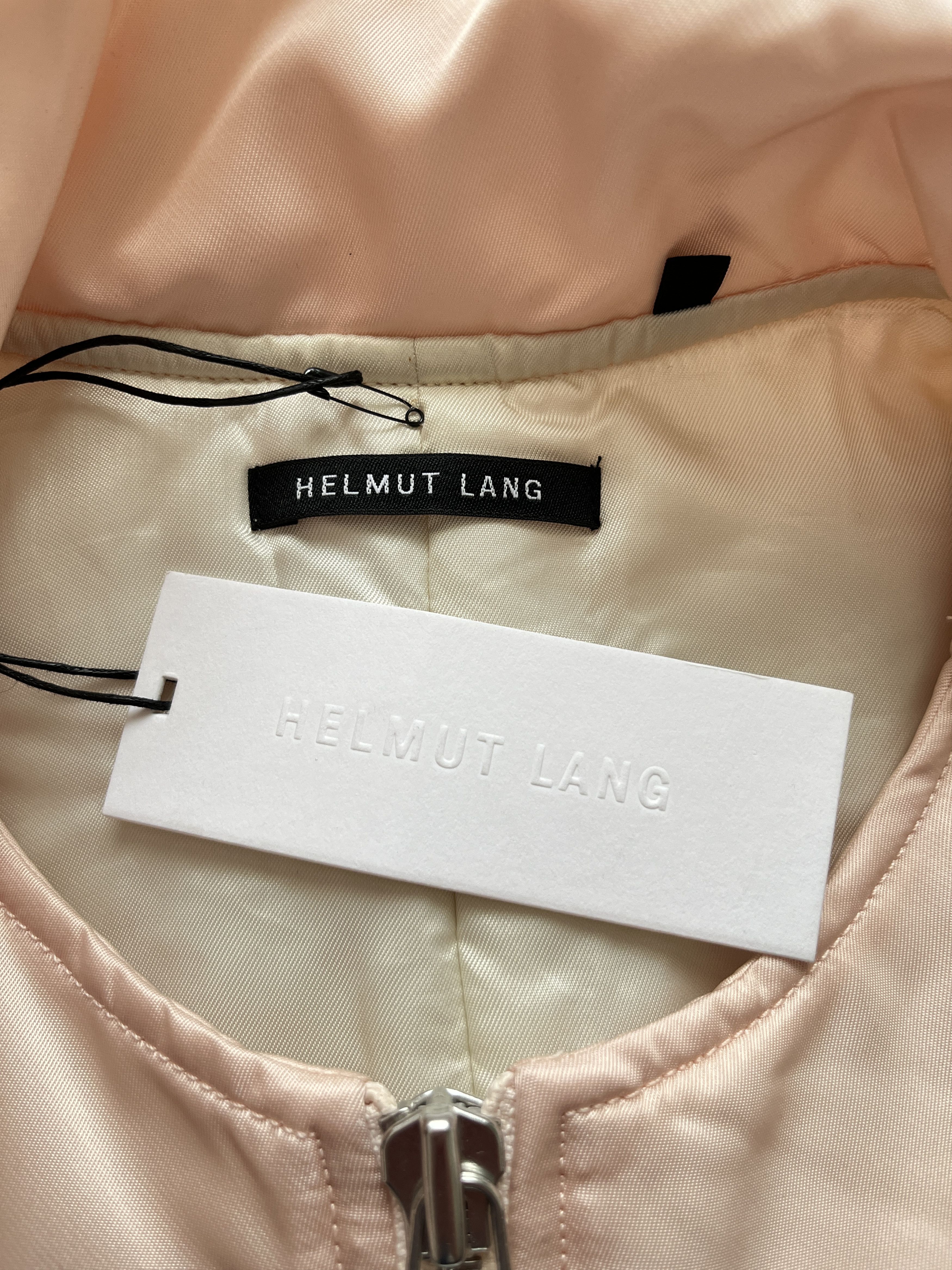 Helmut Lang ⚡️QUICK SALE⚡️Helmut Lang Pale Pink Nylon Bomber Jacket Size US S / EU 44-46 / 1 - 3 Thumbnail