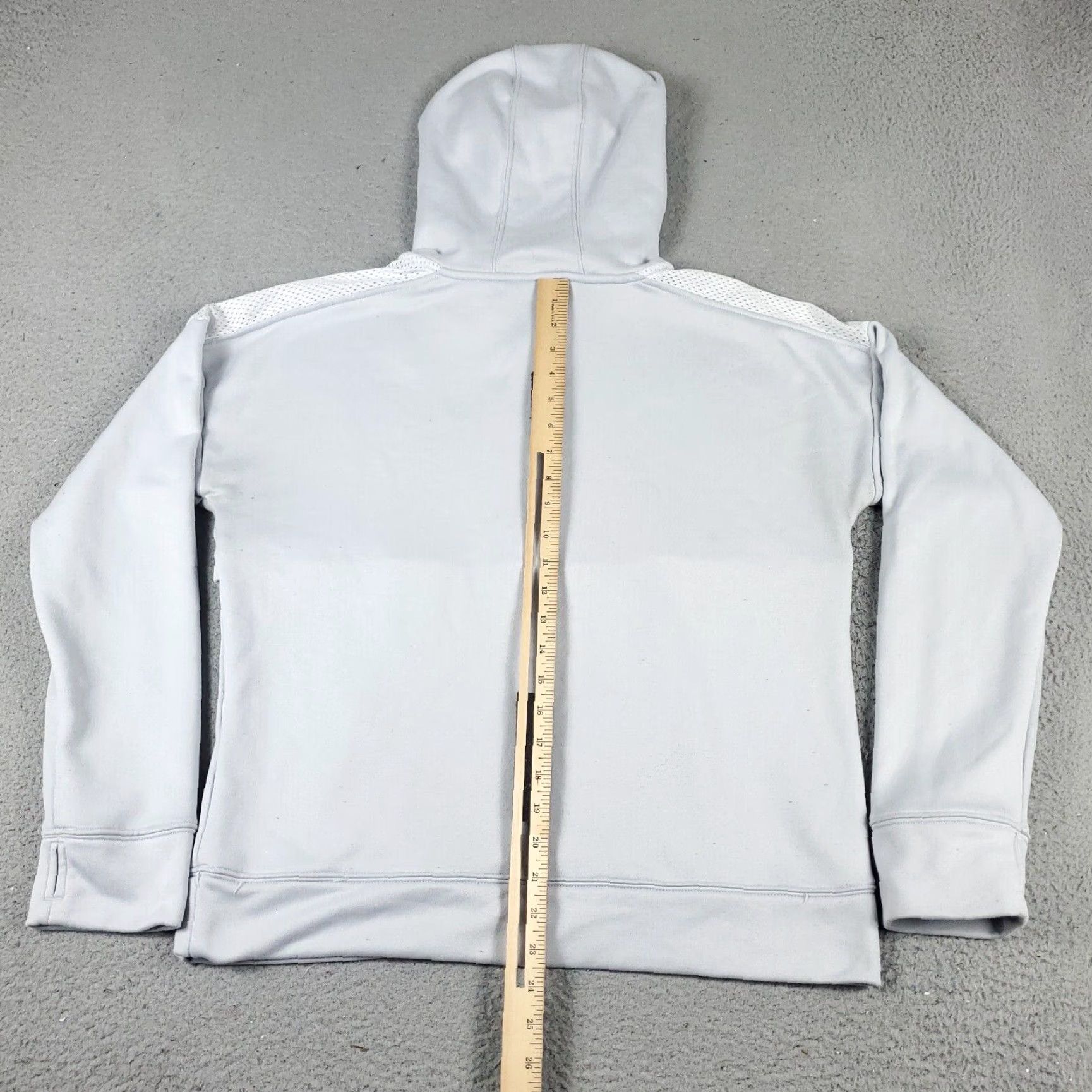 Under Armour Under Armour Hoodie Womens Large Gray Pullover Sweatshirt Zipless Mock Neck Knitted Pullover Hoodie Sweatshirt Ladies Under Armour Size L / US 10 / IT 46 - 5 Thumbnail