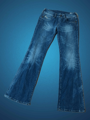 Diesel Diesel Ronhar Denim Flared Jeans Size 30 Size 30" / US 8 / IT 44 - 1 Thumbnail