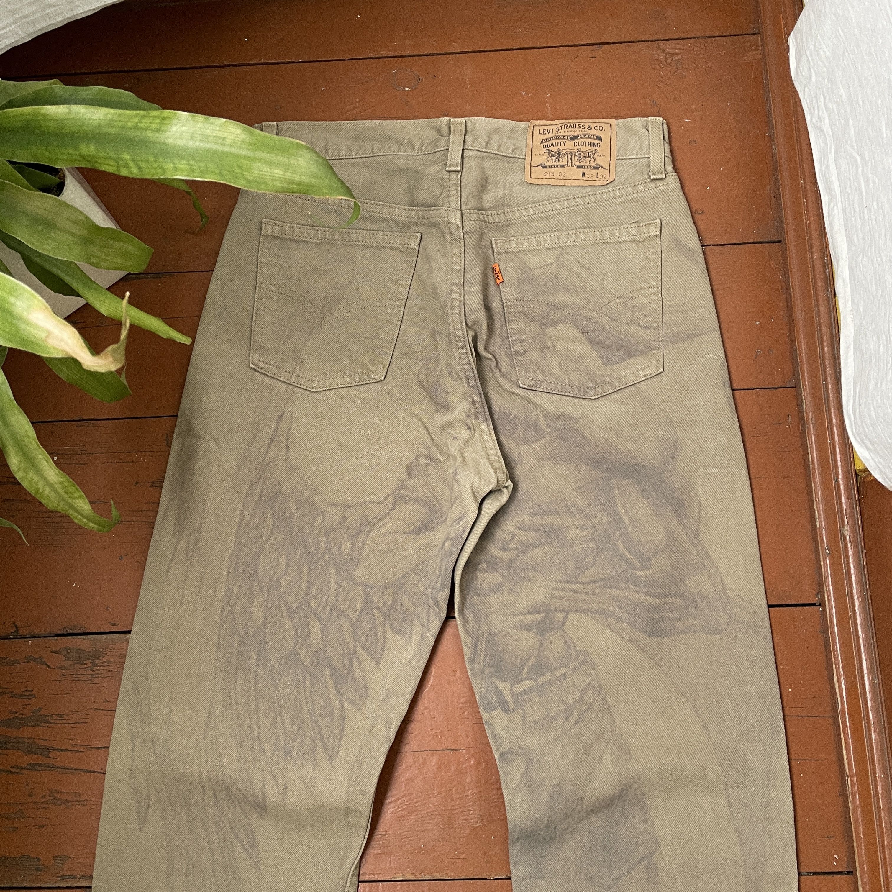 Levi's Levi's custom pants devil and angels opium y2k faded rare Size US 32 / EU 48 - 1 Thumbnail