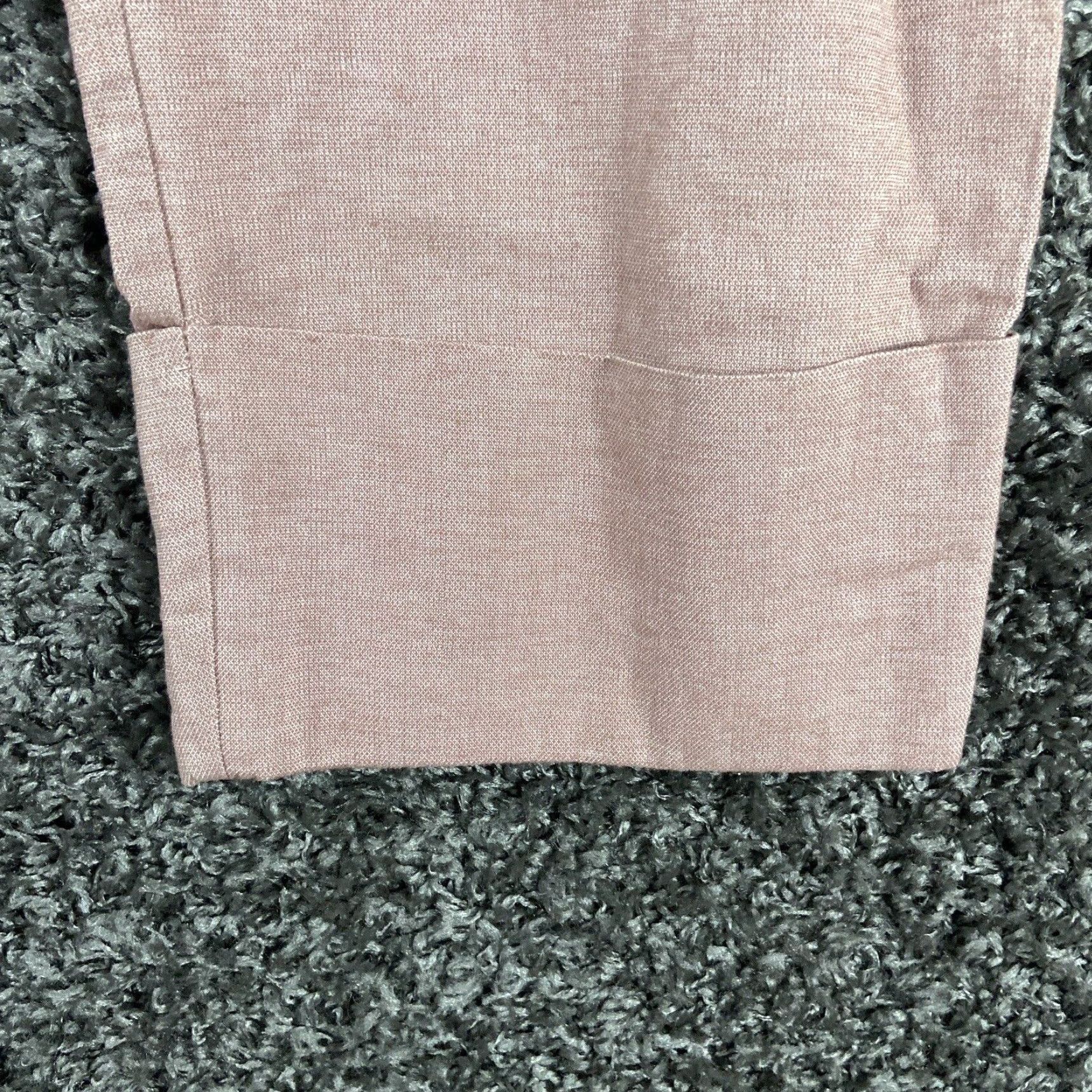 Zara Zara Pink Pants Women's XL Elastic Waistband Straight Leg Womens Size 40" / US 18 - 2 Thumbnail