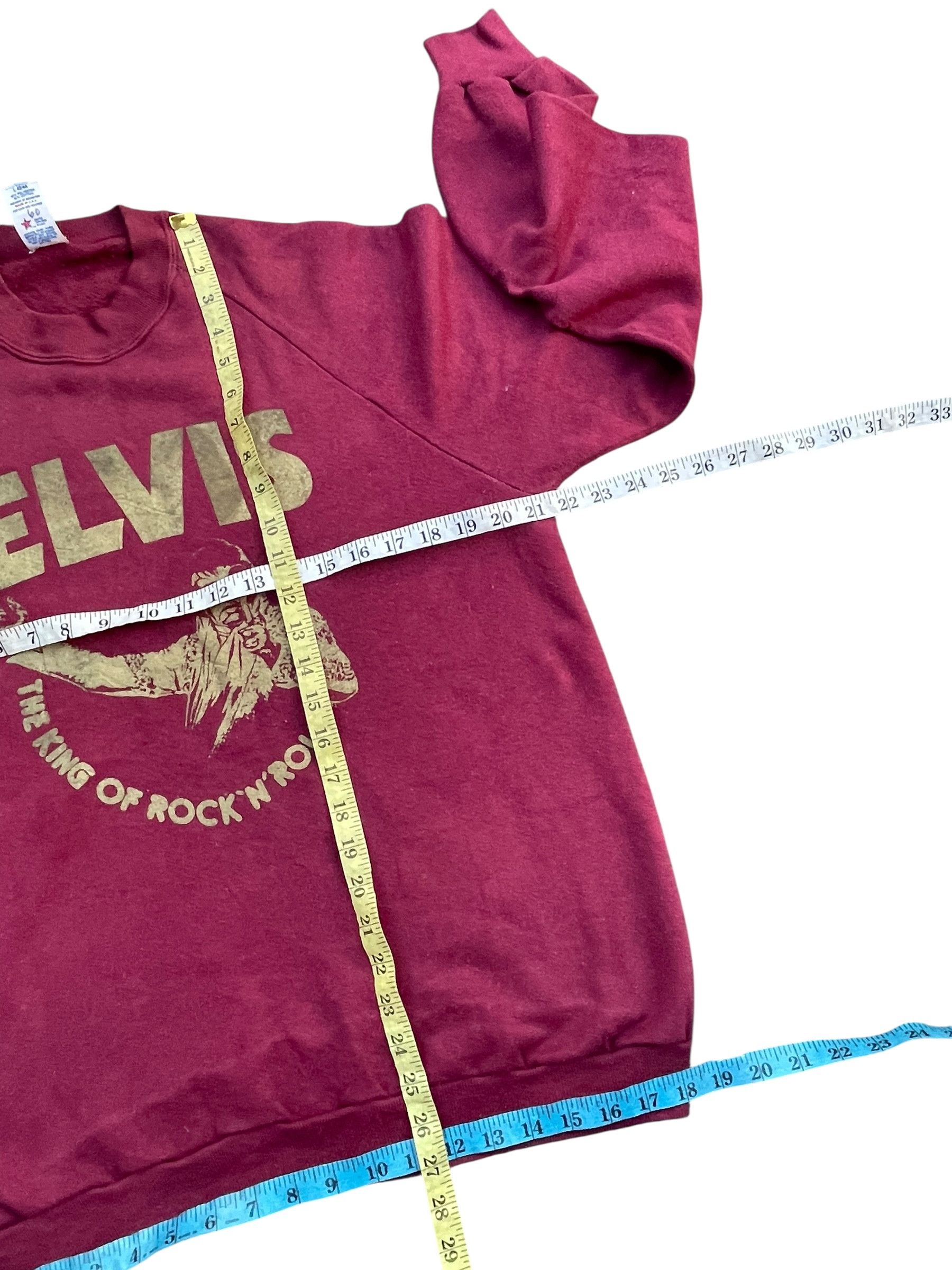 Jerzees Vintage 80's Elvis Presley Sweatshirt Size US L / EU 52-54 / 3 - 12 Thumbnail