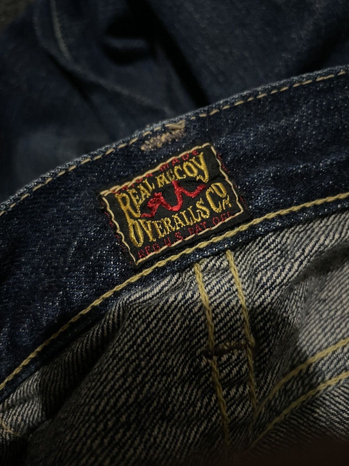 Japanese Brand × The Real McCoy's Vintage Selvedge Real Mc Coy Denim pants Size US 28 / EU 44 - 6 Thumbnail