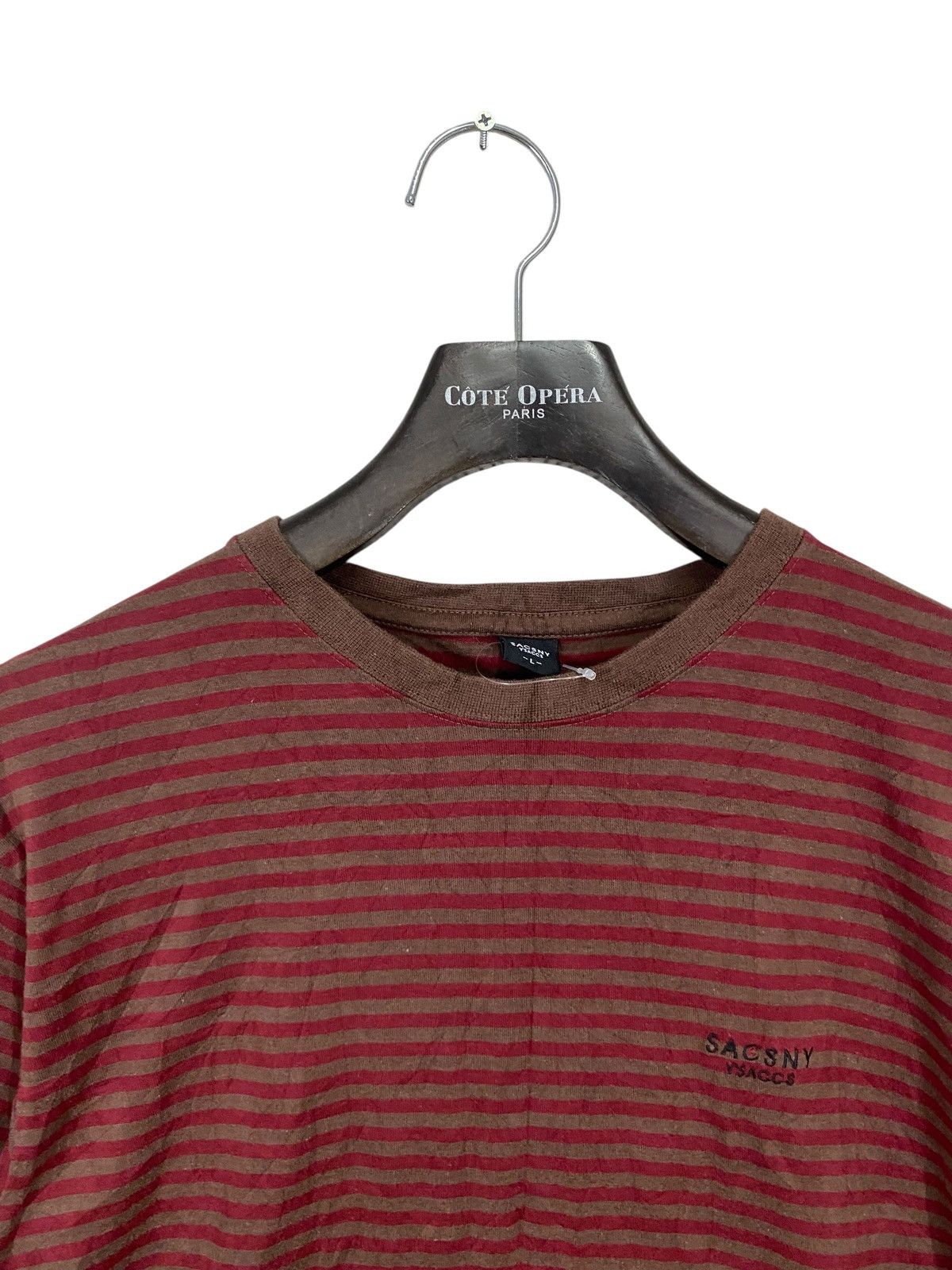 Japanese Brand × Y's × Yohji Yamamoto Sacsny y'saccs by yohji yamamoto striped tshirt Size US L / EU 52-54 / 3 - 4 Thumbnail