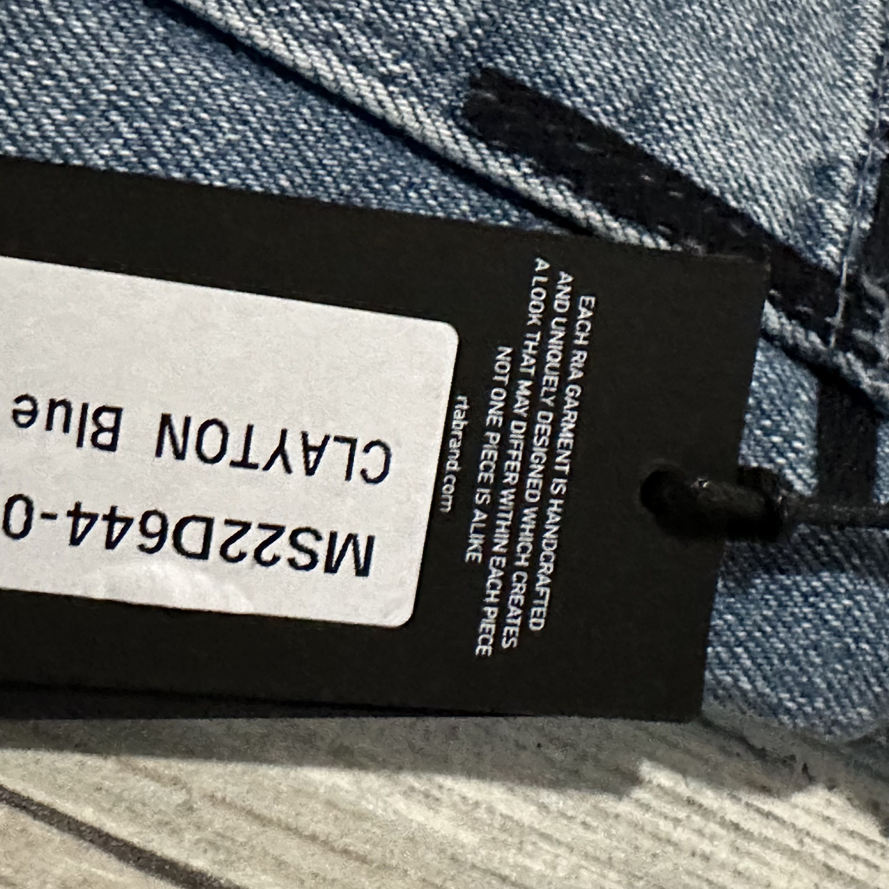 Rta Rta Clayton Paint Splatter Distressed Jeans 33 Size US 33 - 10 Thumbnail