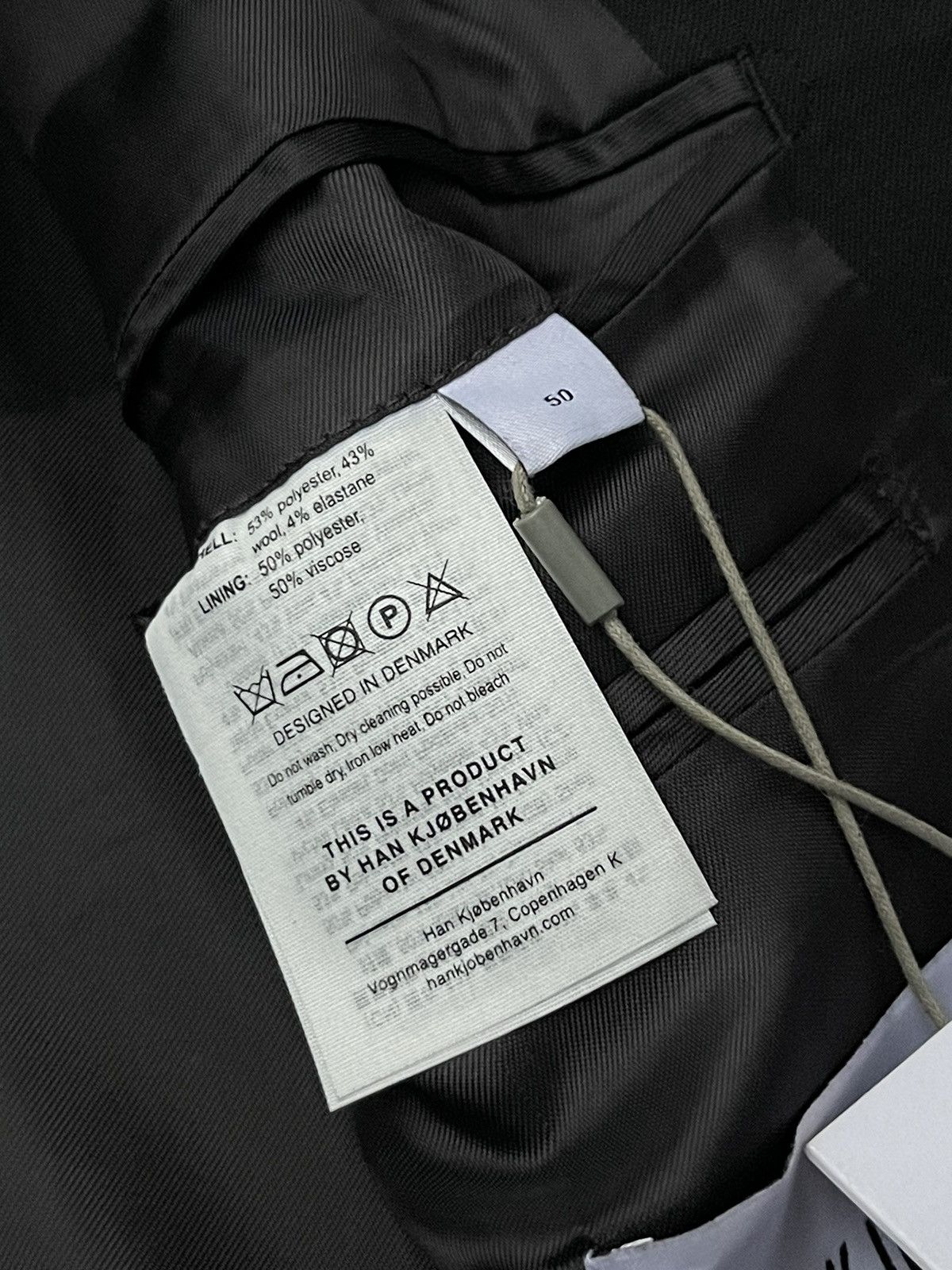 Han Kjobenhavn !DS! AW22 Han Kjobenhavn Boxy Suit Black Blazer Size 40R - 22 Thumbnail