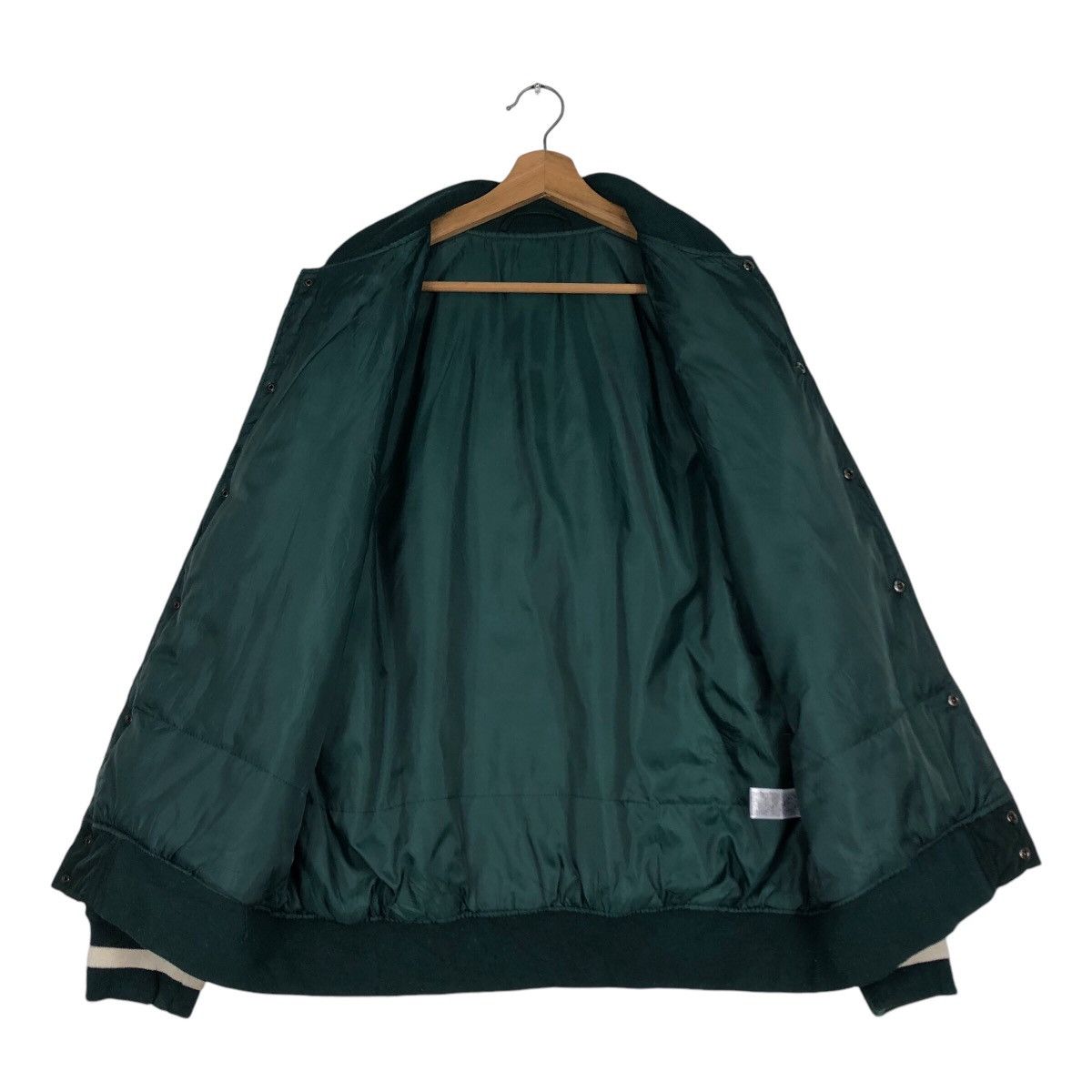 Japanese Brand 📌Vintage Bomber Jacket NFL New York Jets Big Logo Size US L / EU 52-54 / 3 - 14 Thumbnail