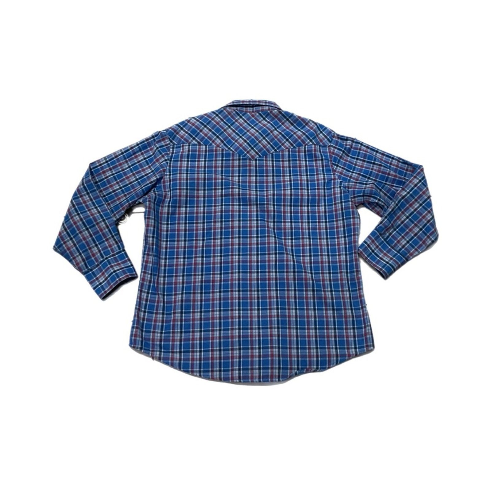 Wrangler Wrangler Western Pearl Snap Long Sleeve Shirt Size US XL / EU 56 / 4 - 2 Thumbnail