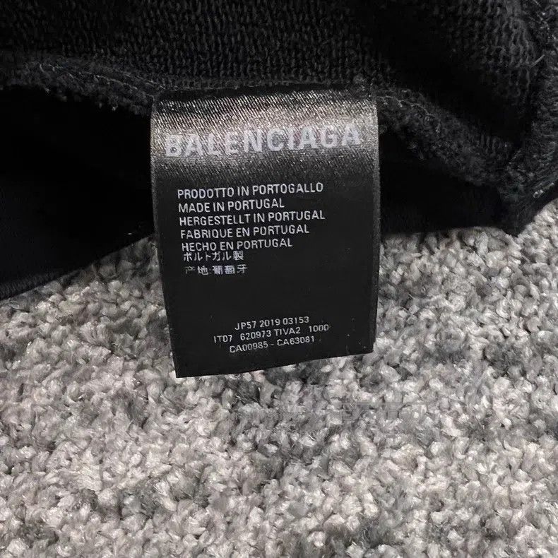 Balenciaga Balenciaga Black Silhouette Hoodie with Human Portrait Size US S / EU 44-46 / 1 - 5 Thumbnail