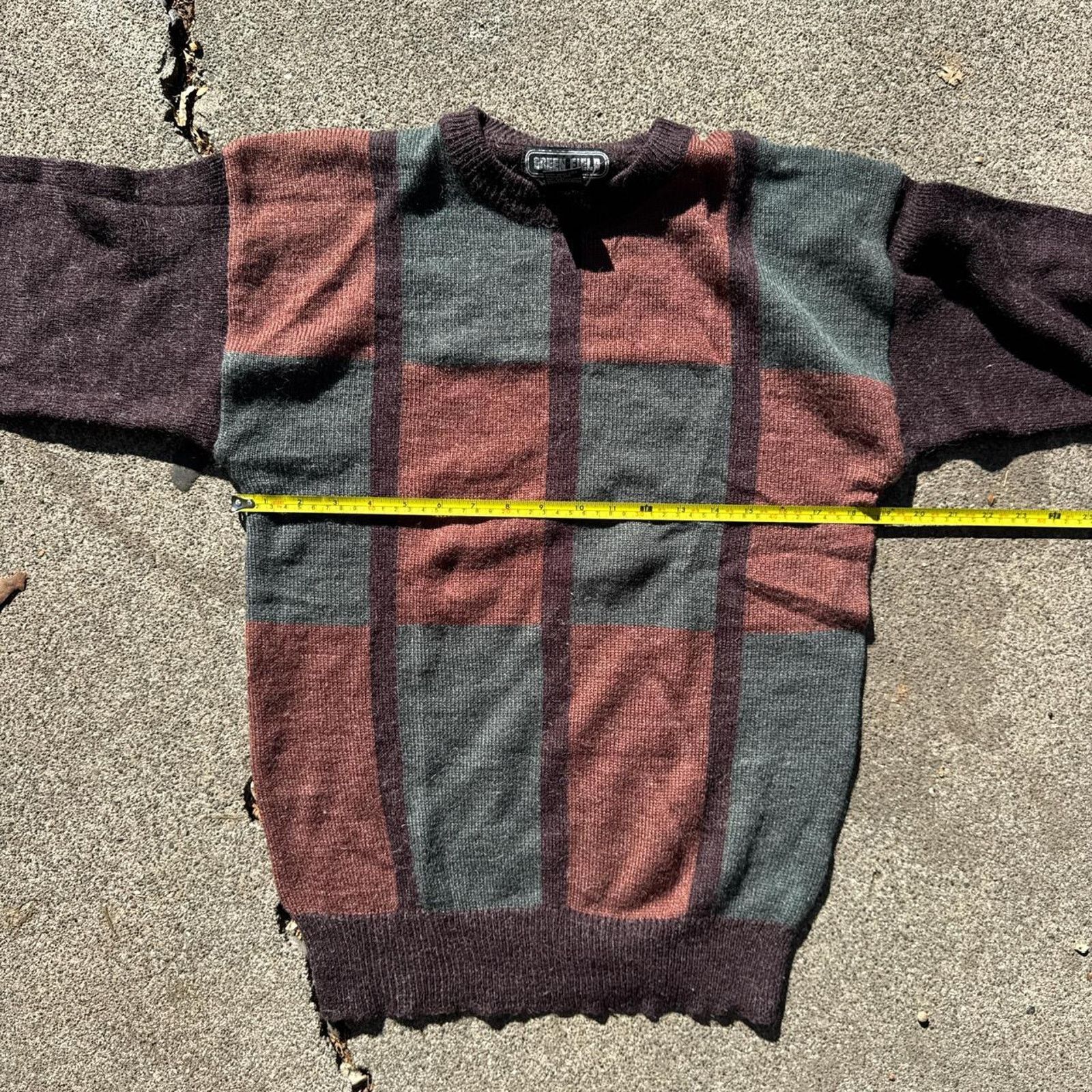 Vintage Vintage Greenfield Earth Tone Brown Knit Sweater Size Medium Size US M / EU 48-50 / 2 - 5 Thumbnail