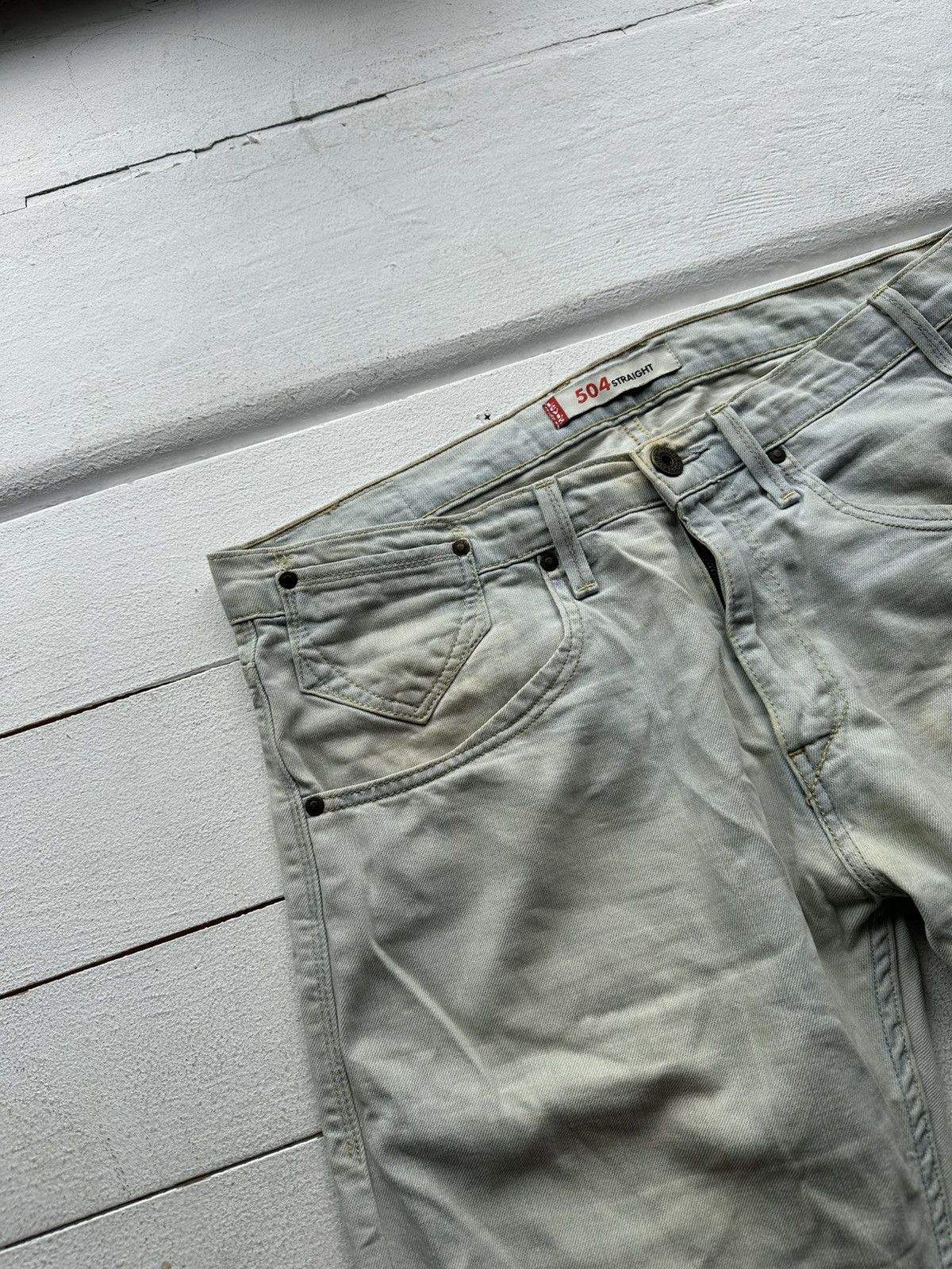 Levi's × Vintage 🚨Levis 504 Shorts Denim Rap Sk8 vintage distress Size US 34 / EU 50 - 2 Thumbnail