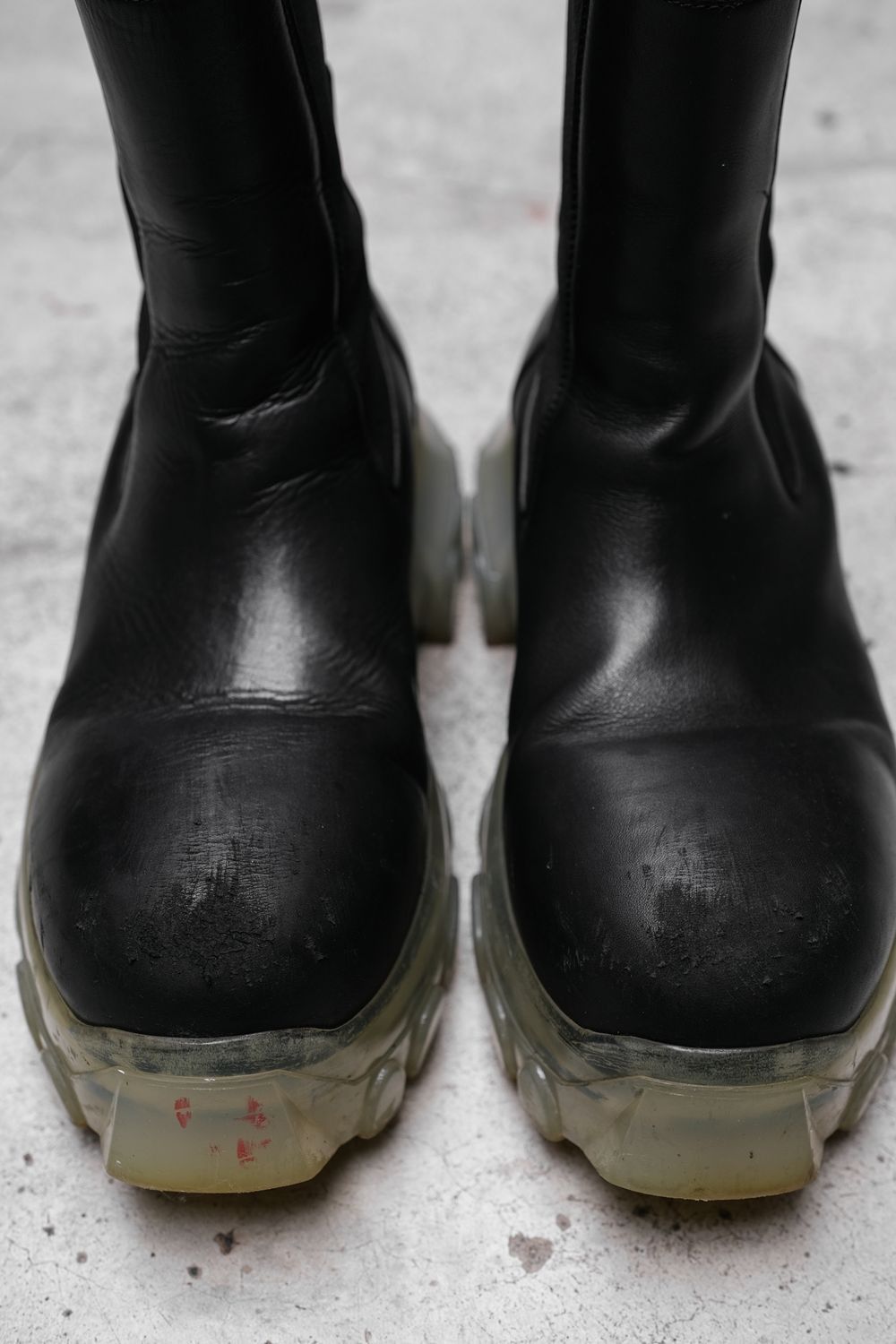 Rick Owens Rick Owens Beatle Bozo Tractor Leather Boots Size US 7 / IT 37 - 3 Thumbnail