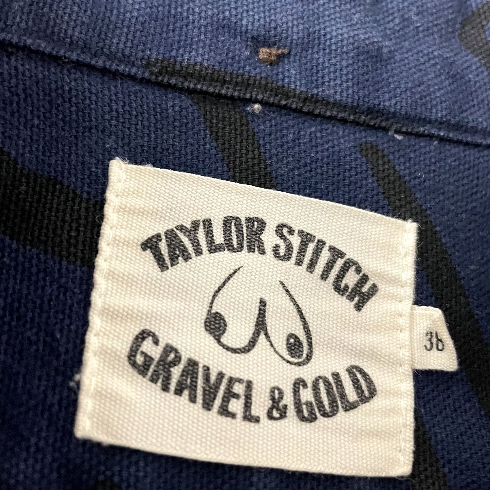Taylor Stitch Taylor Stitch Gravel & Gold Long Sleeve Button Up Shirt Men 38 Blue 38 Blue Breasts Mens Button-Up Shirt Size US M / EU 48-50 / 2 - 3 Thumbnail