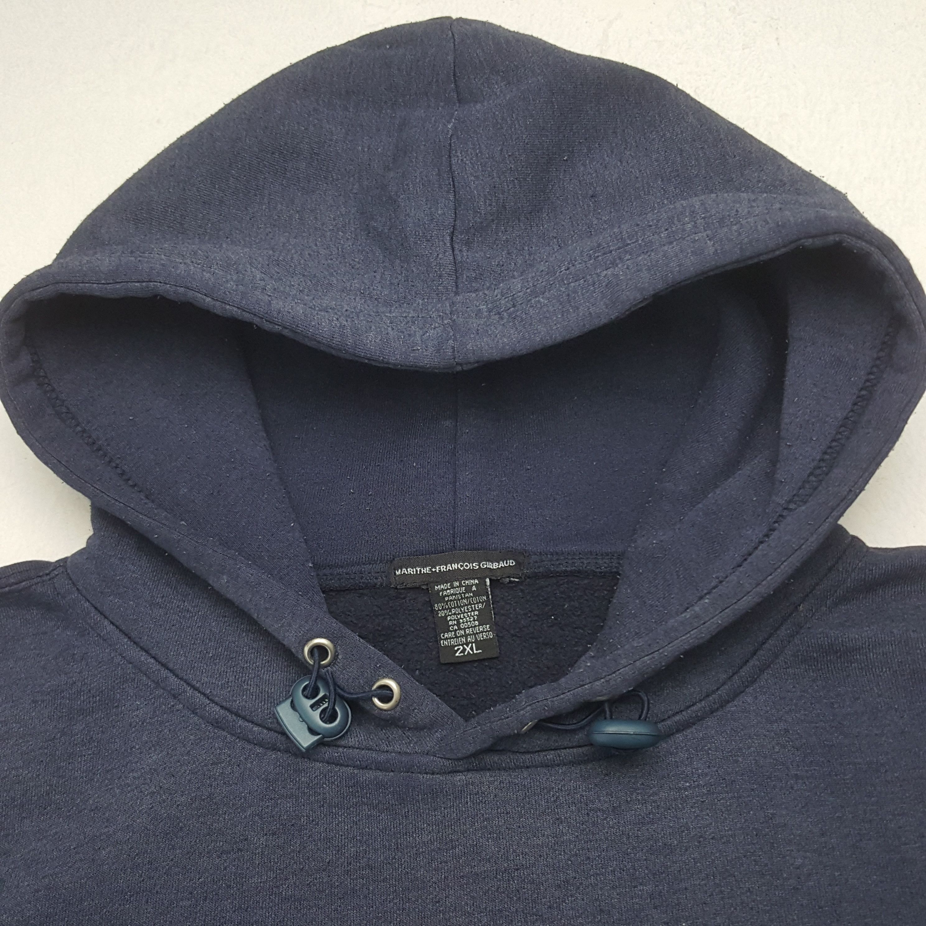Marithe + Francois Girbaud Vintage Marithe+Francois Girbaud Designer Art Hoodies RR17 Size US XXL / EU 58 / 5 - 4 Thumbnail