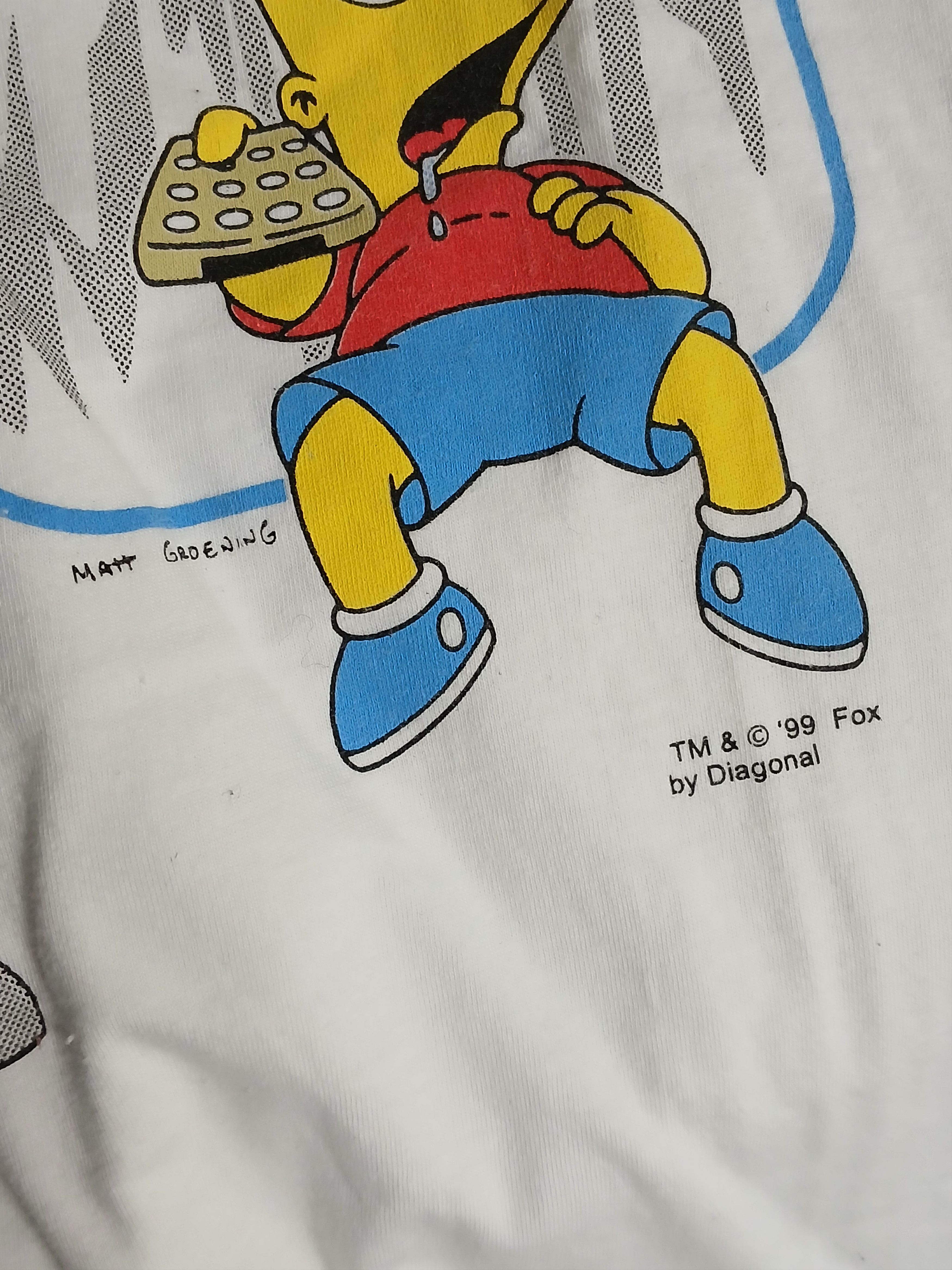 The Simpsons × Vintage Vintage 1999 The Simpsons T-Shirt Size US M / EU 48-50 / 2 - 4 Thumbnail