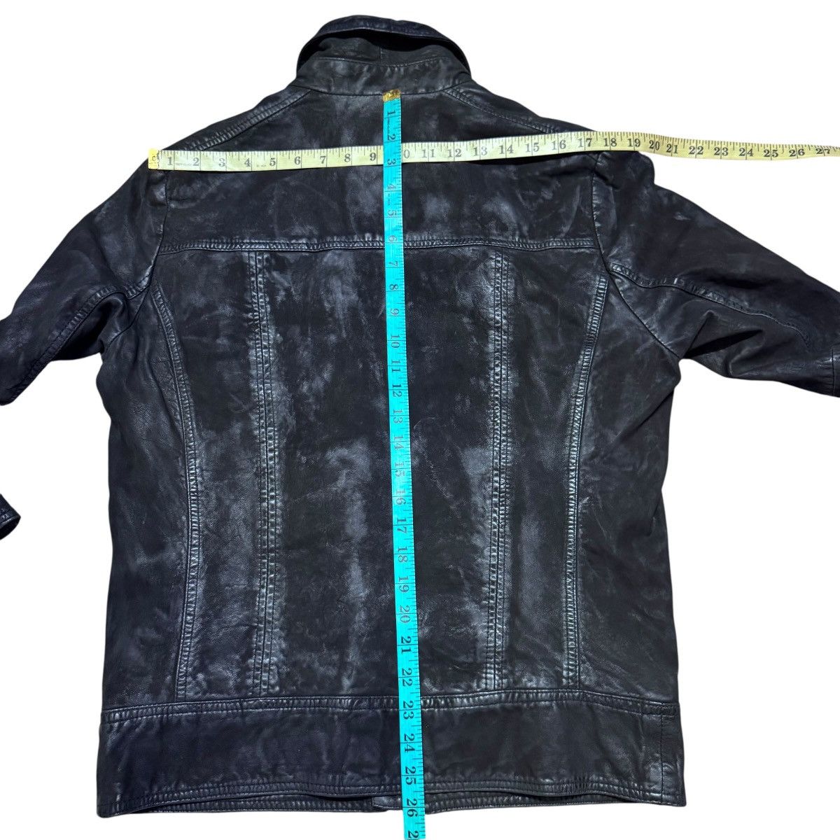 Hugo Boss Hugo Boss Leather Jacket Fade Black Size US M / EU 48-50 / 2 - 16 Thumbnail