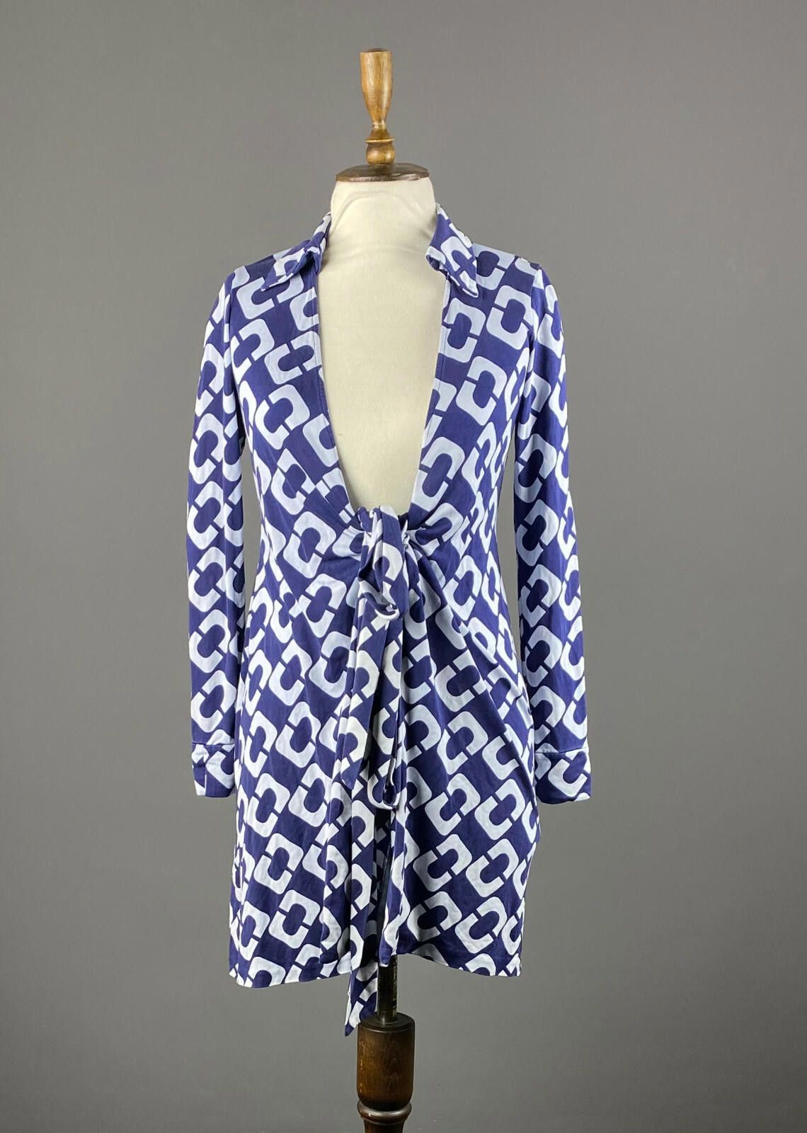 Diane von Furstenberg Ladies Diane von Furstenberg Belted A-Line Dress Size 2 Size XS / US 0-2 / IT 36-38 - 1 Thumbnail