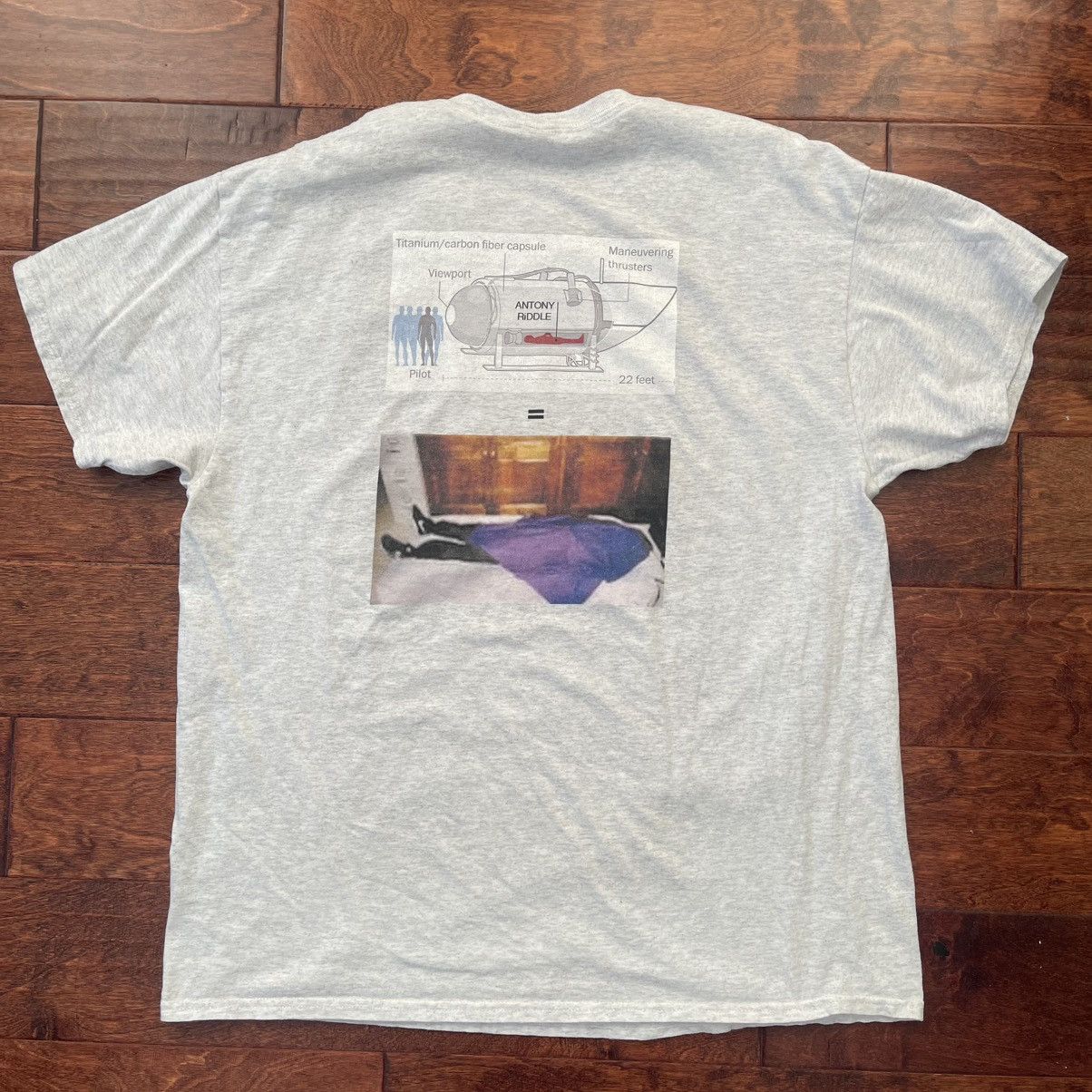Antony Riddle OceanGate Tee Size US XL / EU 56 / 4 - 3 Thumbnail