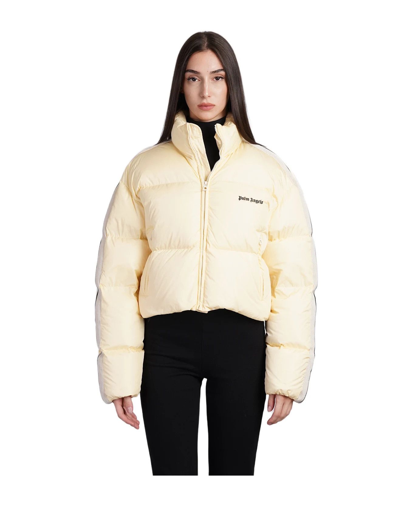 Palm Angels o1y1125 Shell Jacket in Pastel Yellow Size L / US 10 / IT 46 - 1 Thumbnail
