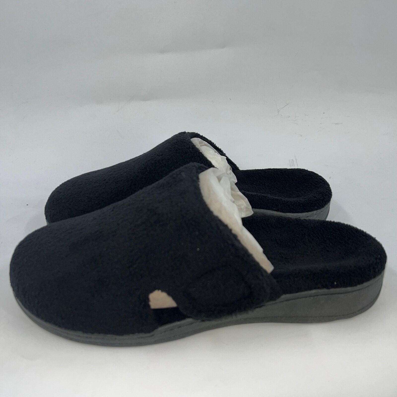 Vionic VIONIC GEMMA MULE BLACK COMFORTABLE TERRYCLOTH SLIPPER SIZE9 Size US 9 / IT 39 - 4 Thumbnail