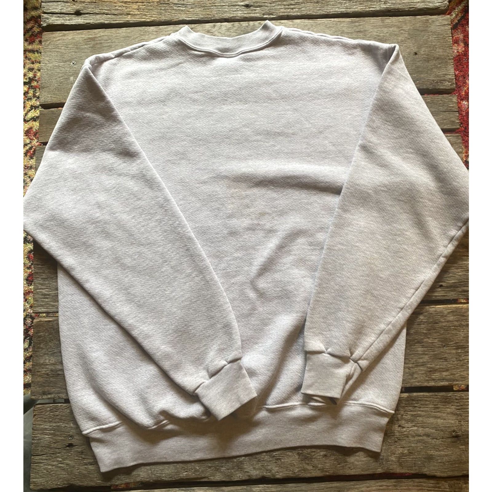 MOTHER VINTAGE Blessed Mother Teresa School Gray Sweatshirt Mens Medium Royal Park Sweatshirt Long Sleeve Crew Neck Cotton Blend Pullover Size US M / EU 48-50 / 2 - 7 Thumbnail