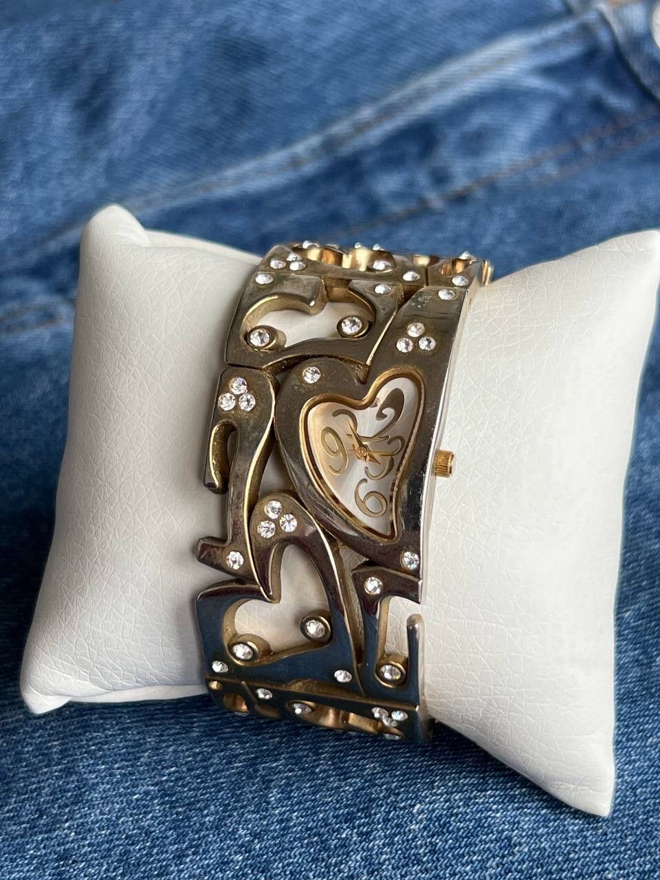Japanese Brand × Vintage Vintage ❤️ Heart Japanese style futuristic Steel Watch Size ONE SIZE - 2 Thumbnail