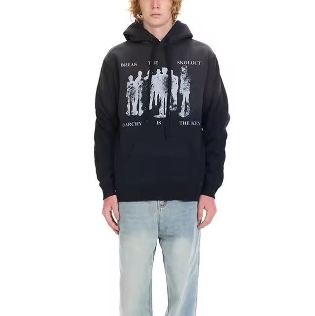 Vintage Spray Gradient Fade Hoodie Y2K Vibe Hype Sweater Tee Winter Size US L / EU 52-54 / 3 - 4 Thumbnail
