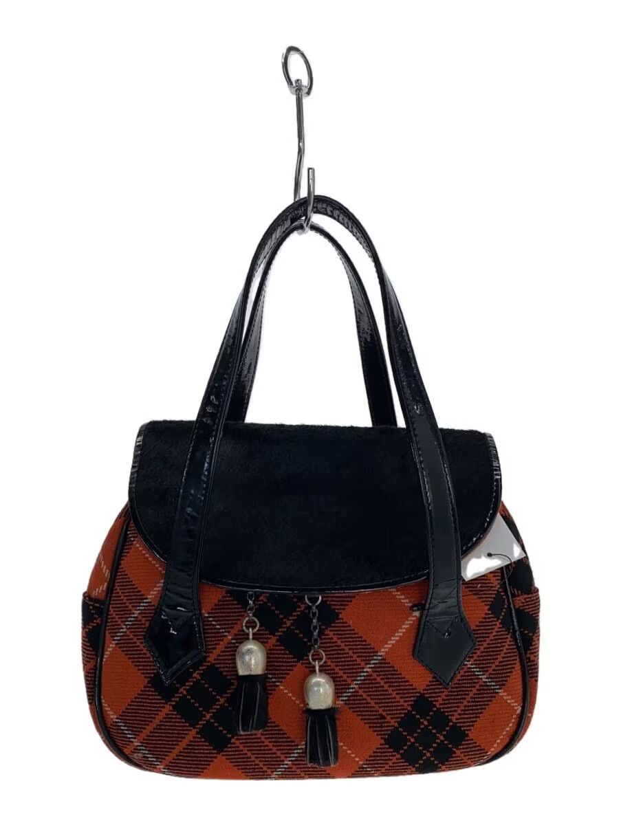 Vivienne Westwood Plaid Tassel Hand Bag Size ONE SIZE - 1 Thumbnail