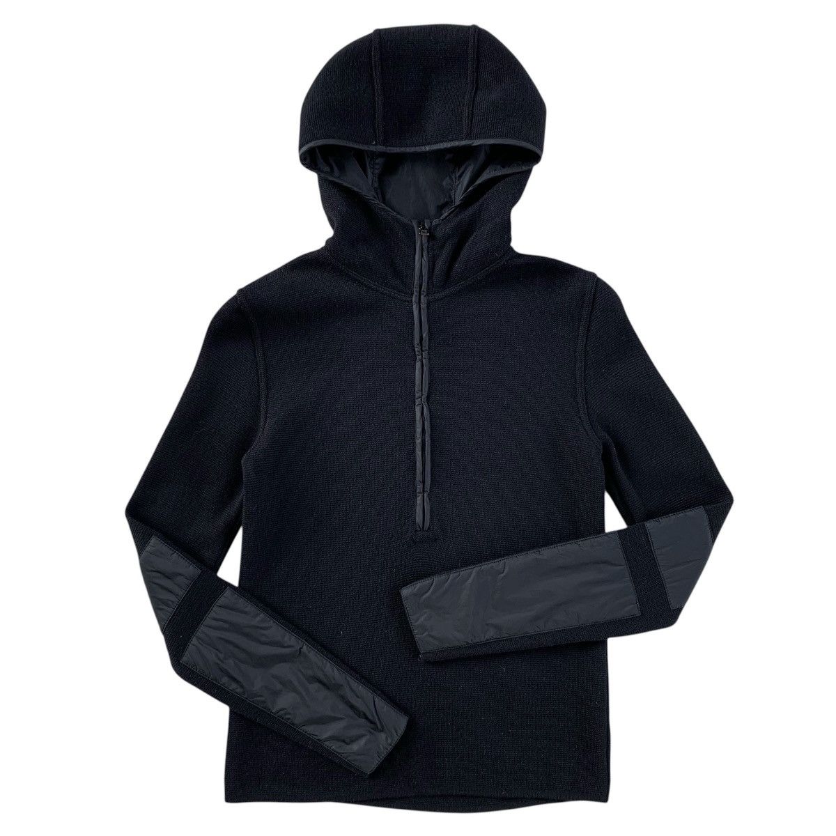 Prada PRADA Knit Crop Hoodie Size S / US 4 / IT 40 - 1 Thumbnail