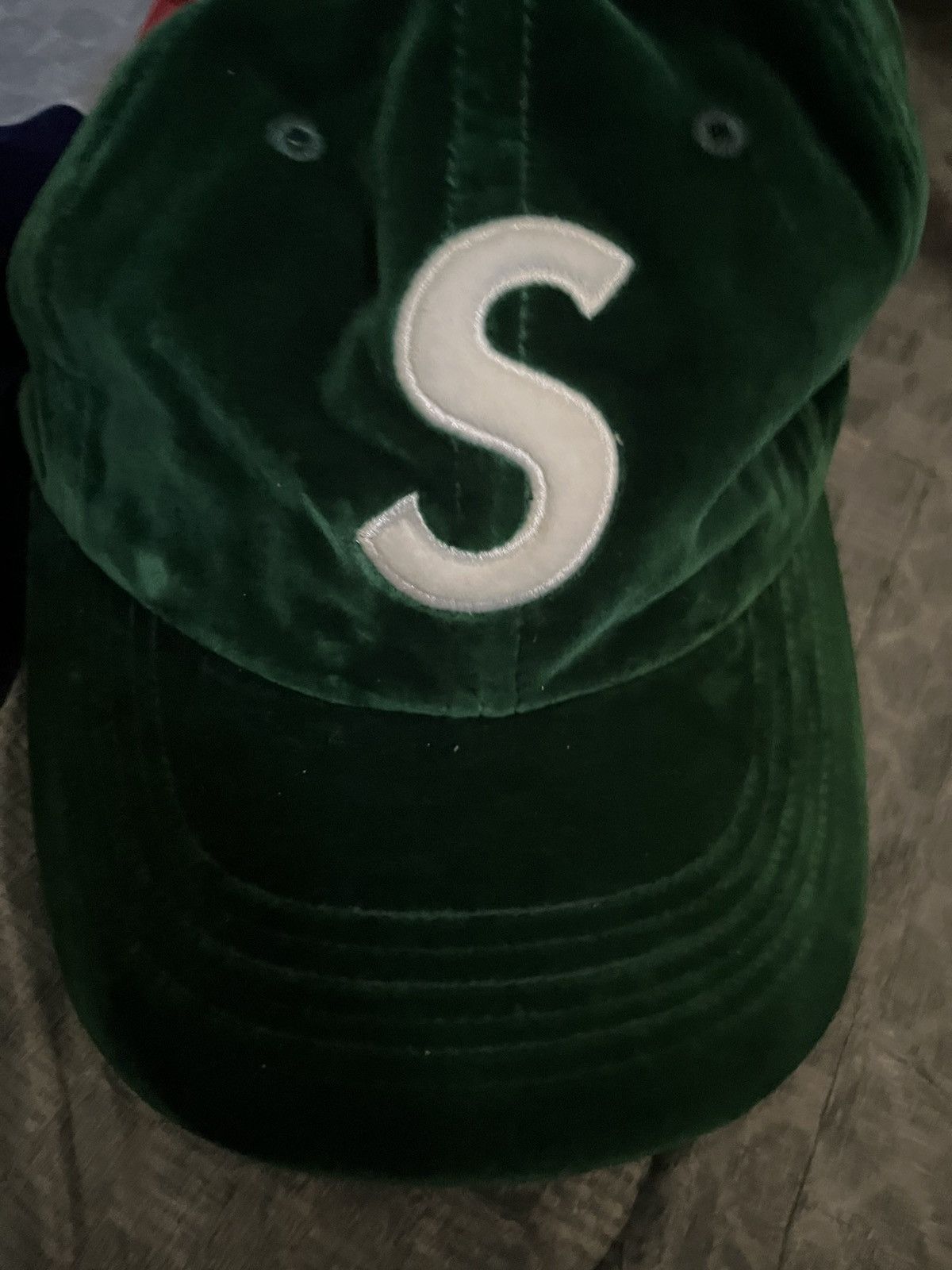 Supreme Supreme velvet S logo cap Size ONE SIZE - 1 Thumbnail