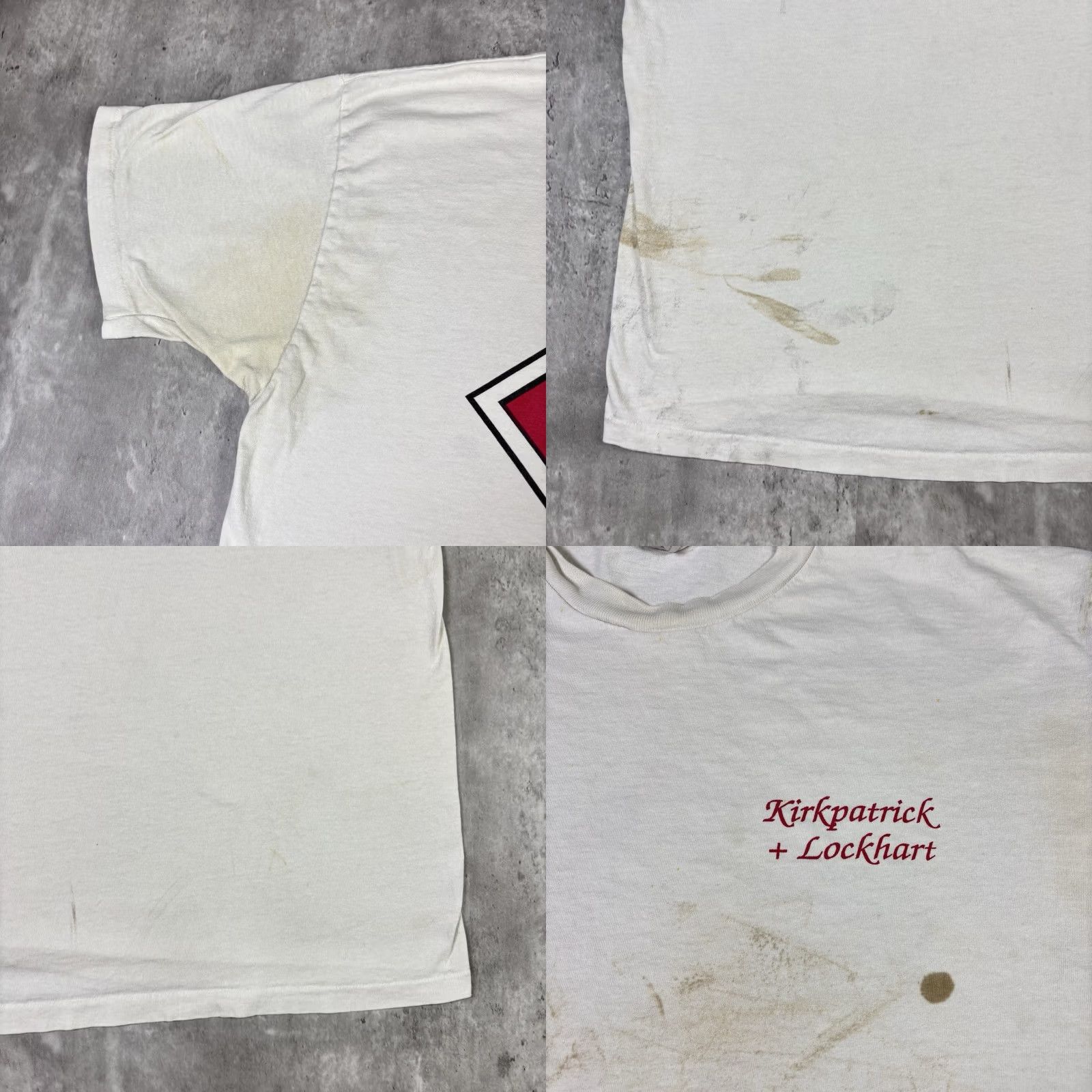 Hanes VINTAGE Hanes T-Shirt 90s Graphic Print Crew Neck Short Sleeve White XL Mens 90s Hazardous Substance Car Stitch Vintage Size US XL / EU 56 / 4 - 8 Thumbnail