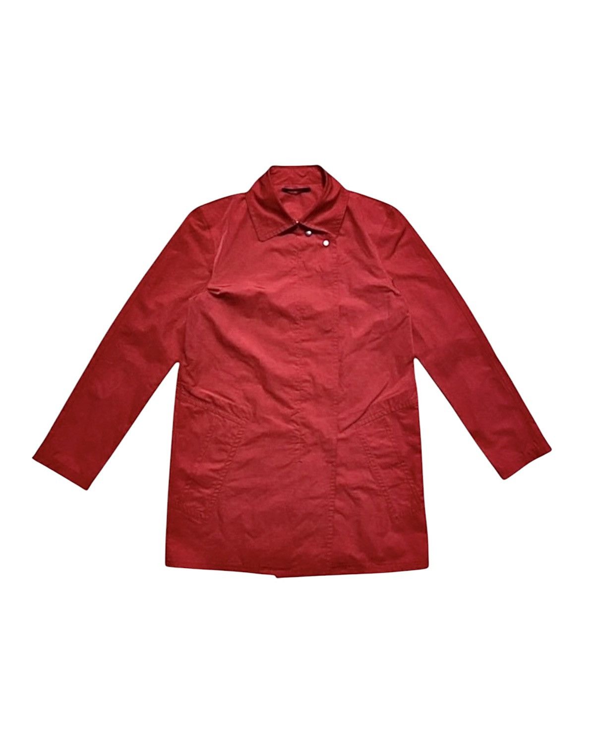 Gucci Gucci 2009 Red Polyester Trench Coat Water/Windproof Jacket Size XS / US 0-2 / IT 36-38 - 1 Thumbnail