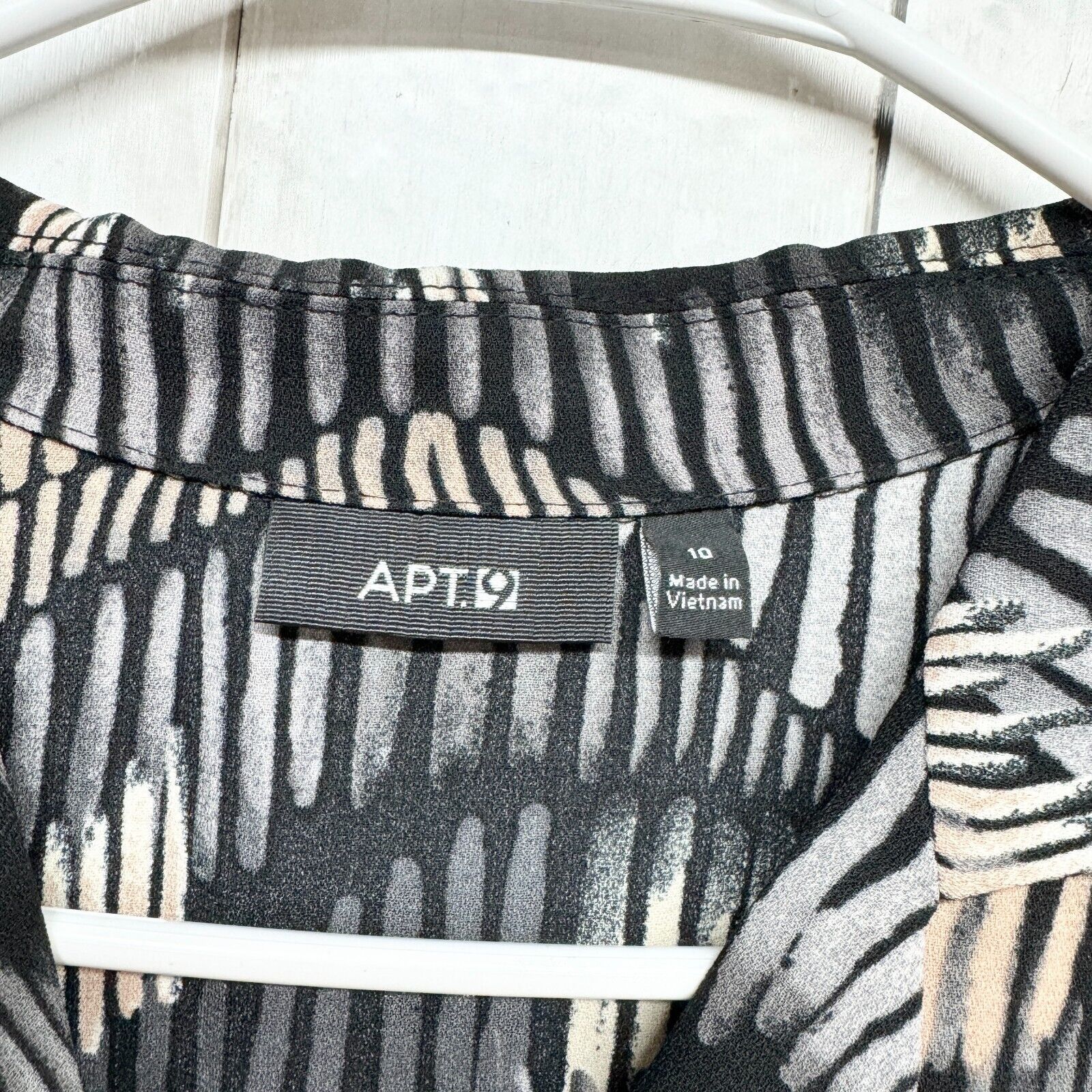 Apt. 9 Apt. 9 Dress 10 Sleeveless Mini Shift Abstract Tribal Boho Size L / US 10 / IT 46 - 4 Thumbnail