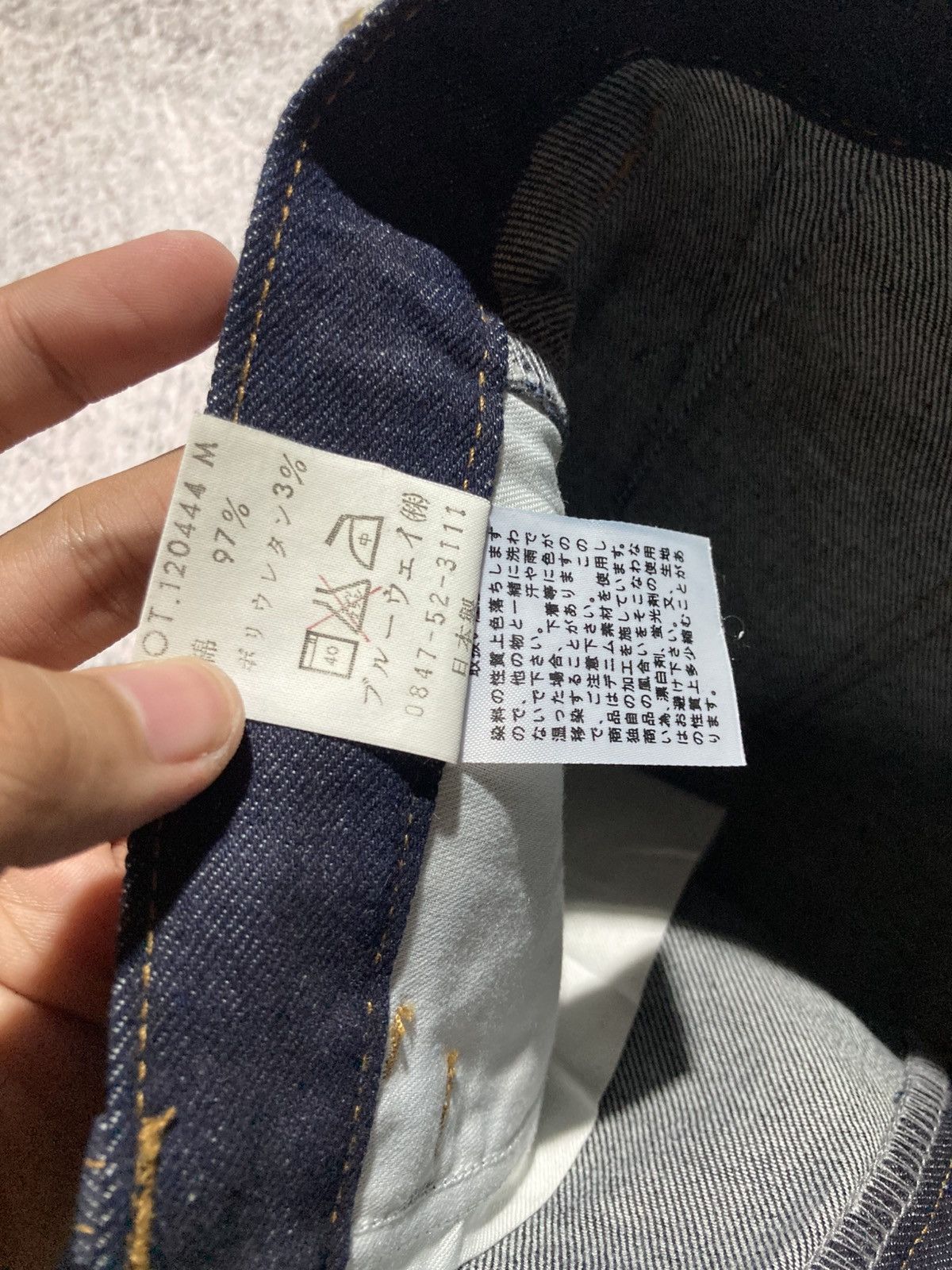 Japanese Brand 2000s Et-Boite Button Raw Denim Bootcut Flared Jeans Lgb Size US 26 / EU 42 - 18 Thumbnail