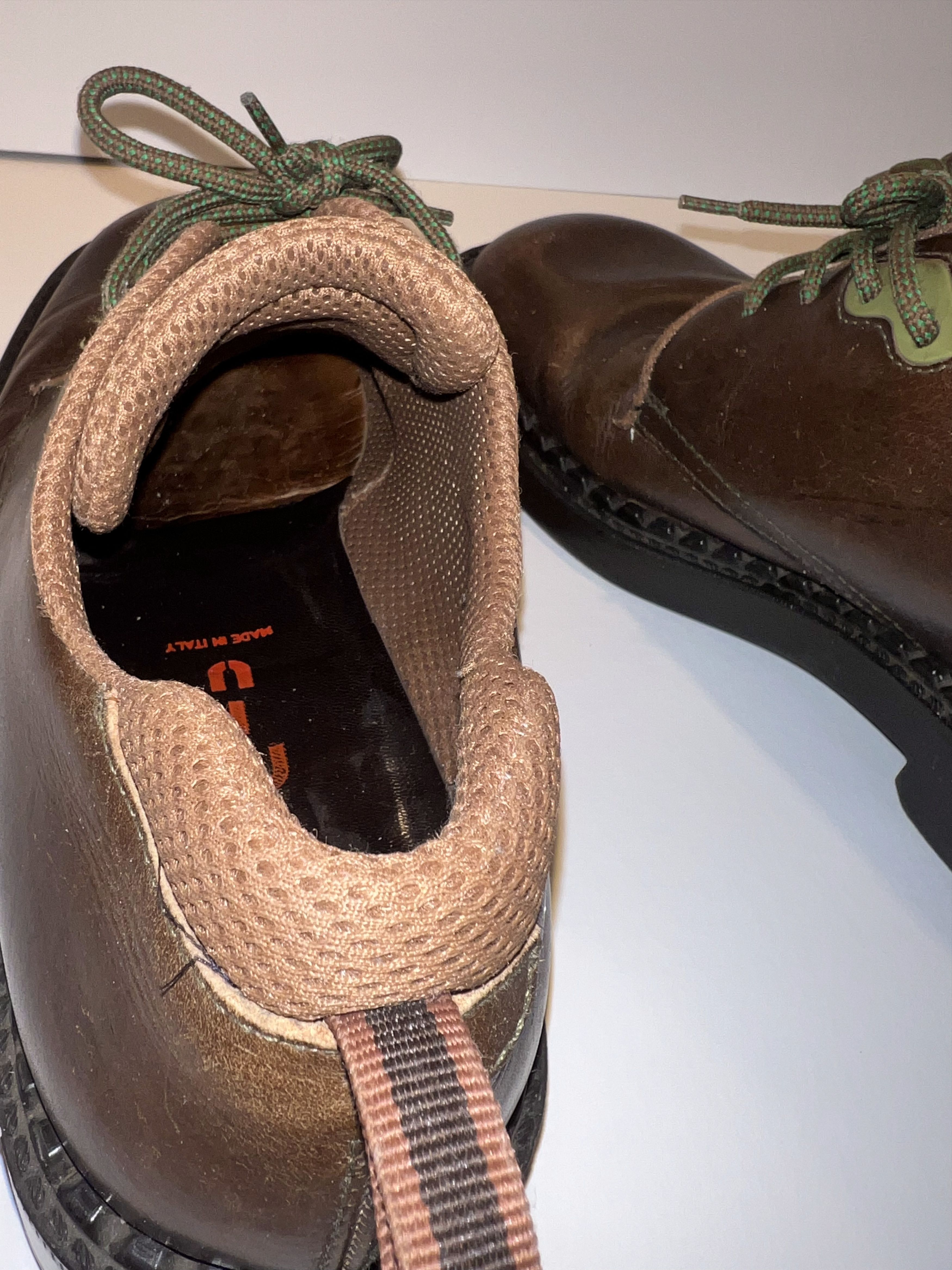 Miu Miu Miu Miu Archival / 1999 Men's Square Toe Laced Derby Shoes Size US 11 / EU 44 - 5 Thumbnail