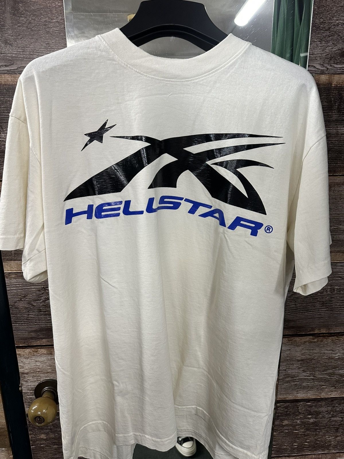 image of Hellstar Studios Sports T-Shirt 2024 in White, Men's (Size XL)