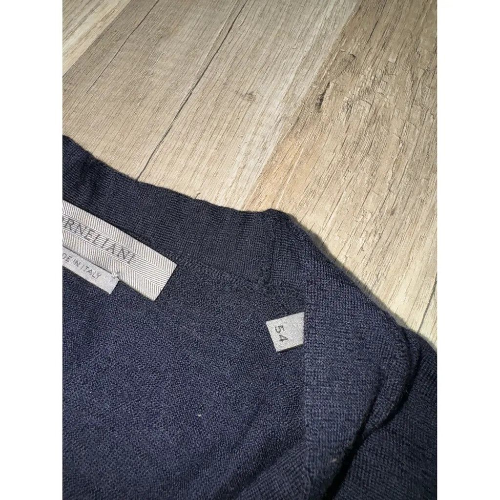 Corneliani Corneliani Vest Wool Size: 54 fit L/XL Size US XL / EU 56 / 4 - 4 Thumbnail