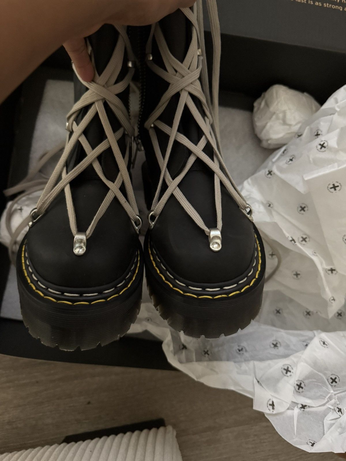 Dr. Martens × Rick Owens Rick Owen Pentalace Boot Size US 7 / IT 37 - 4 Thumbnail