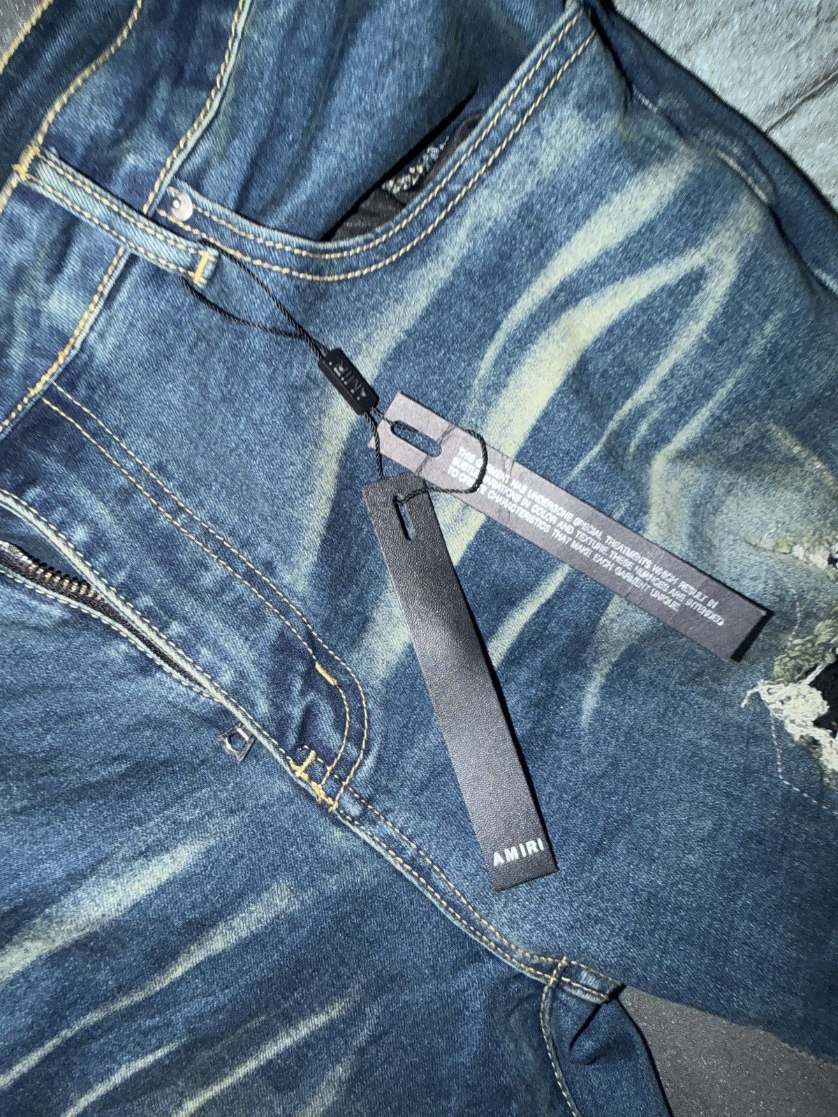 Amiri Amiri mx2 biker jeans Size US 36 / EU 52 - 2 Thumbnail