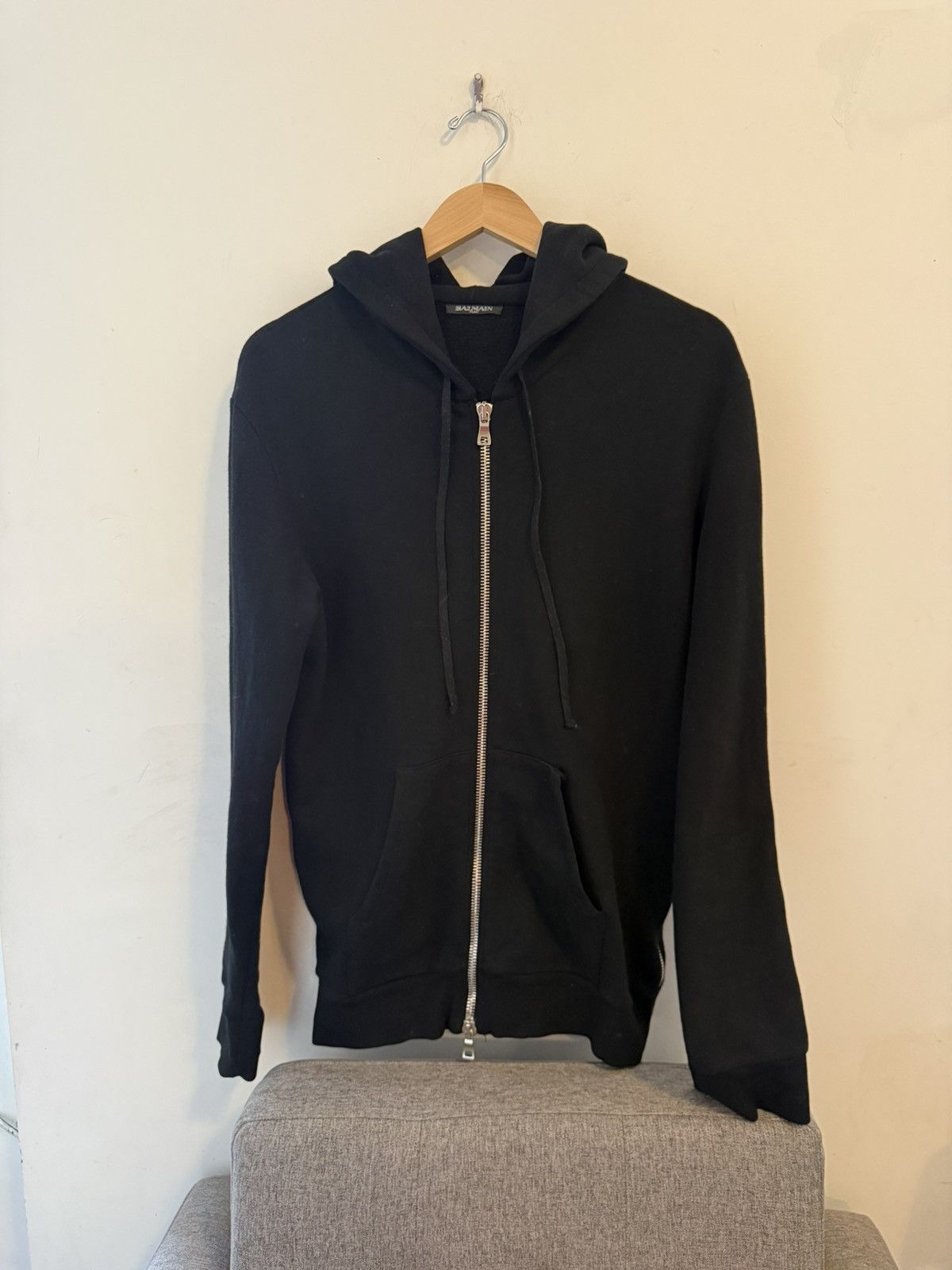 Balmain Balmain olivier rousting embroidered hoodie Size US L / EU 52-54 / 3 - 3 Thumbnail