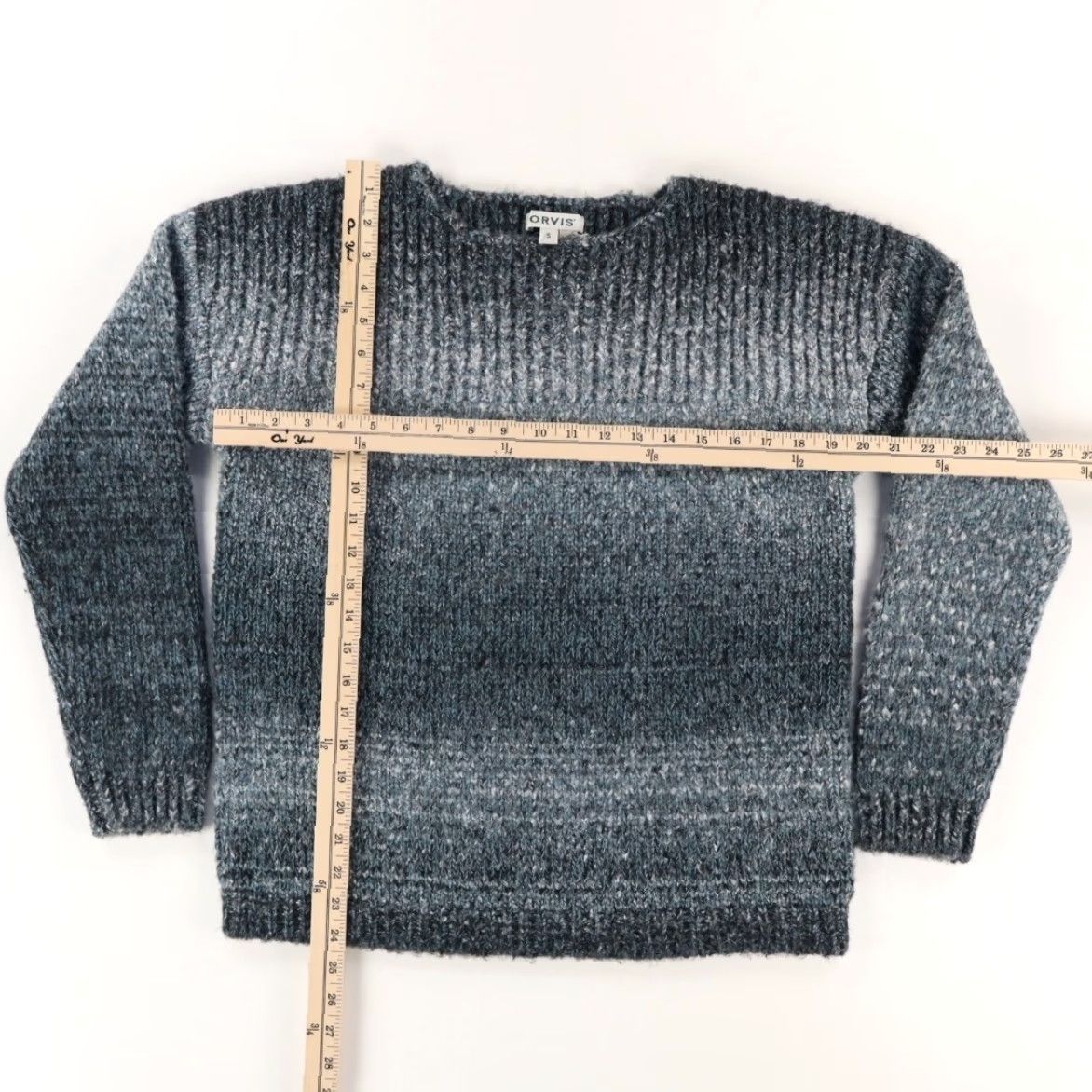 Orvis Orvis Artisan Crewneck Ombre Long Sleeve Sweater Green Women's S Size S / US 4 / IT 40 - 3 Thumbnail