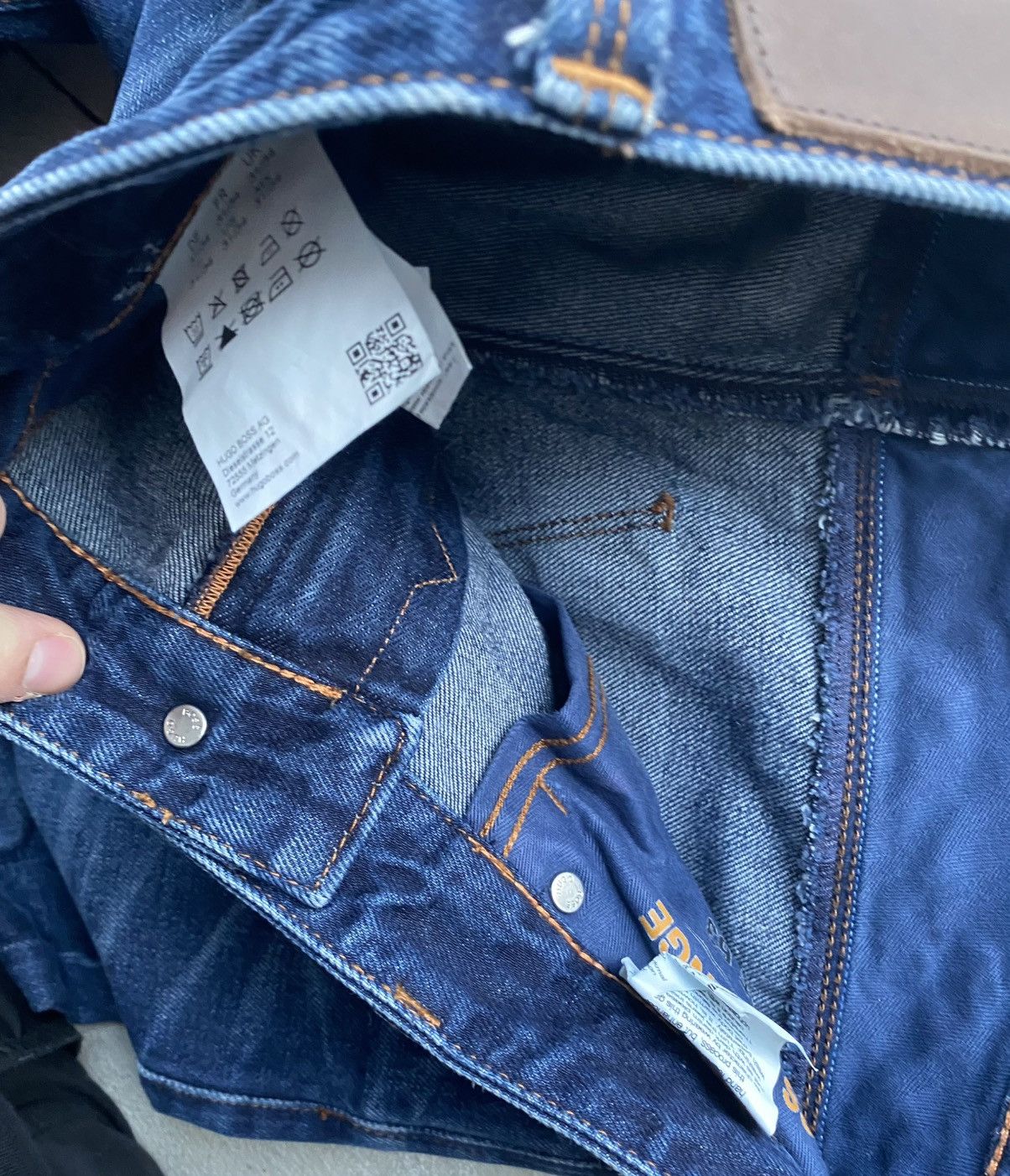 Hugo Boss 00s Y2K Hugo Boss Orange 63 Slim Fit Denim Jeans W31 L31 Size US 31 - 7 Thumbnail