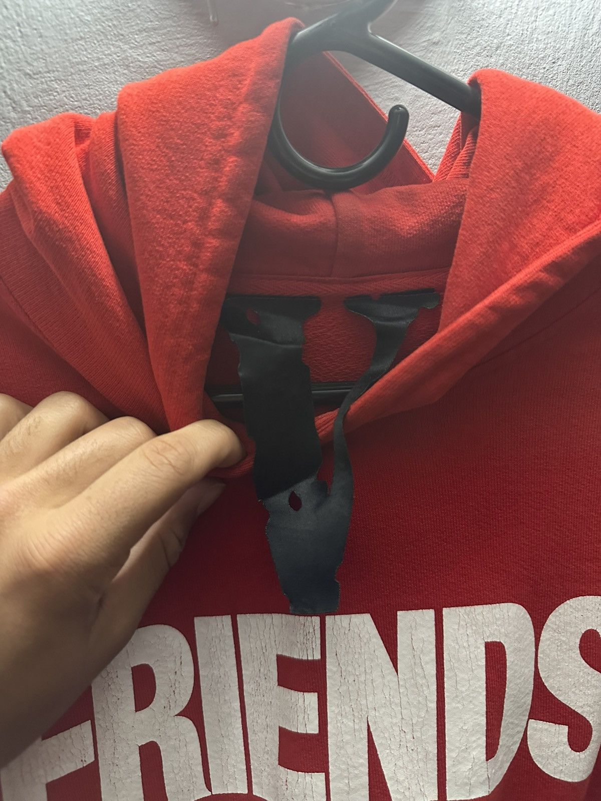 Vlone Vlone Red “Friends” Hoodie Size US L / EU 52-54 / 3 - 3 Thumbnail
