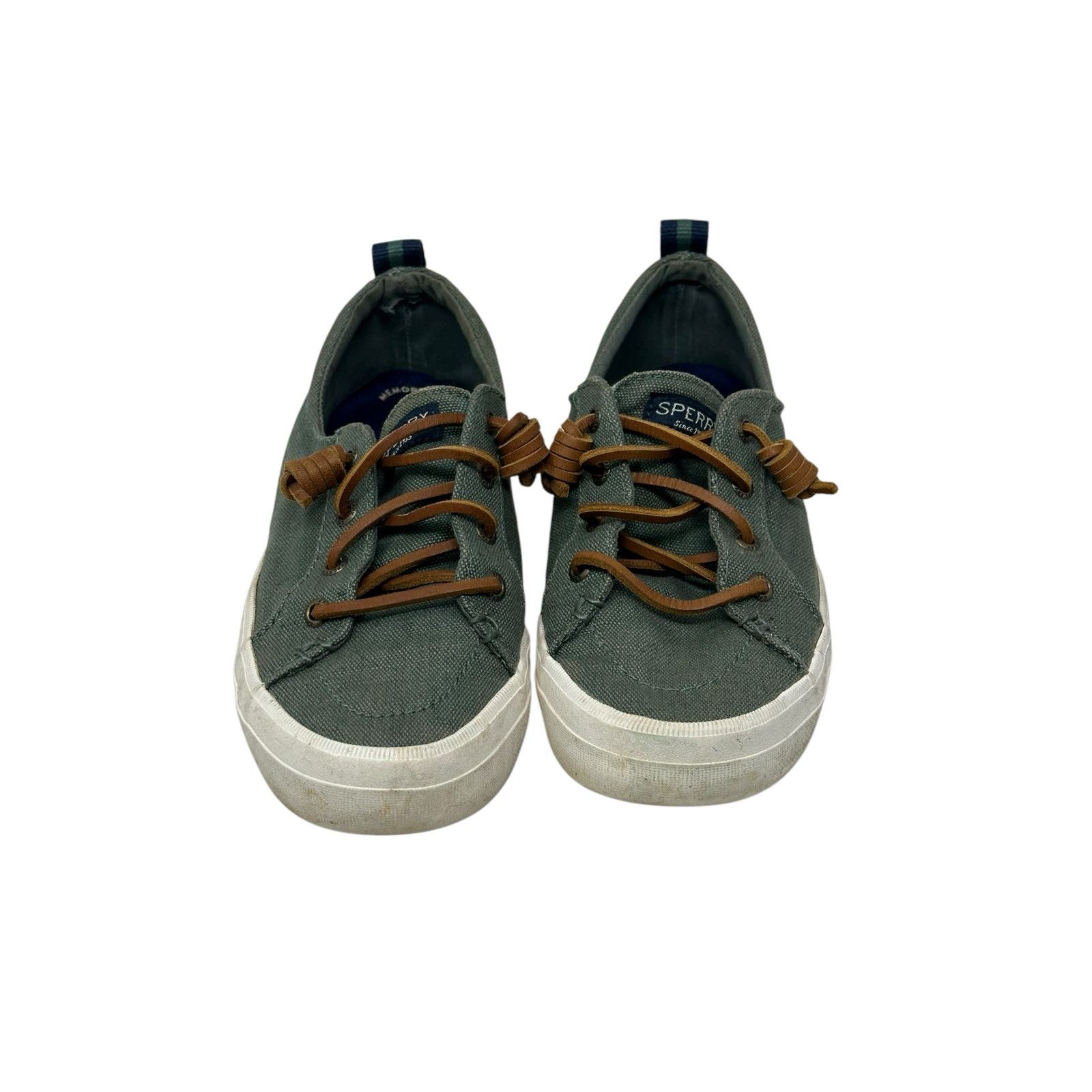 Sperry SPERRY green canvas Crest Vibe DUCK MONTAN Sneaker Size 6 Size US 6 / IT 36 - 5 Thumbnail