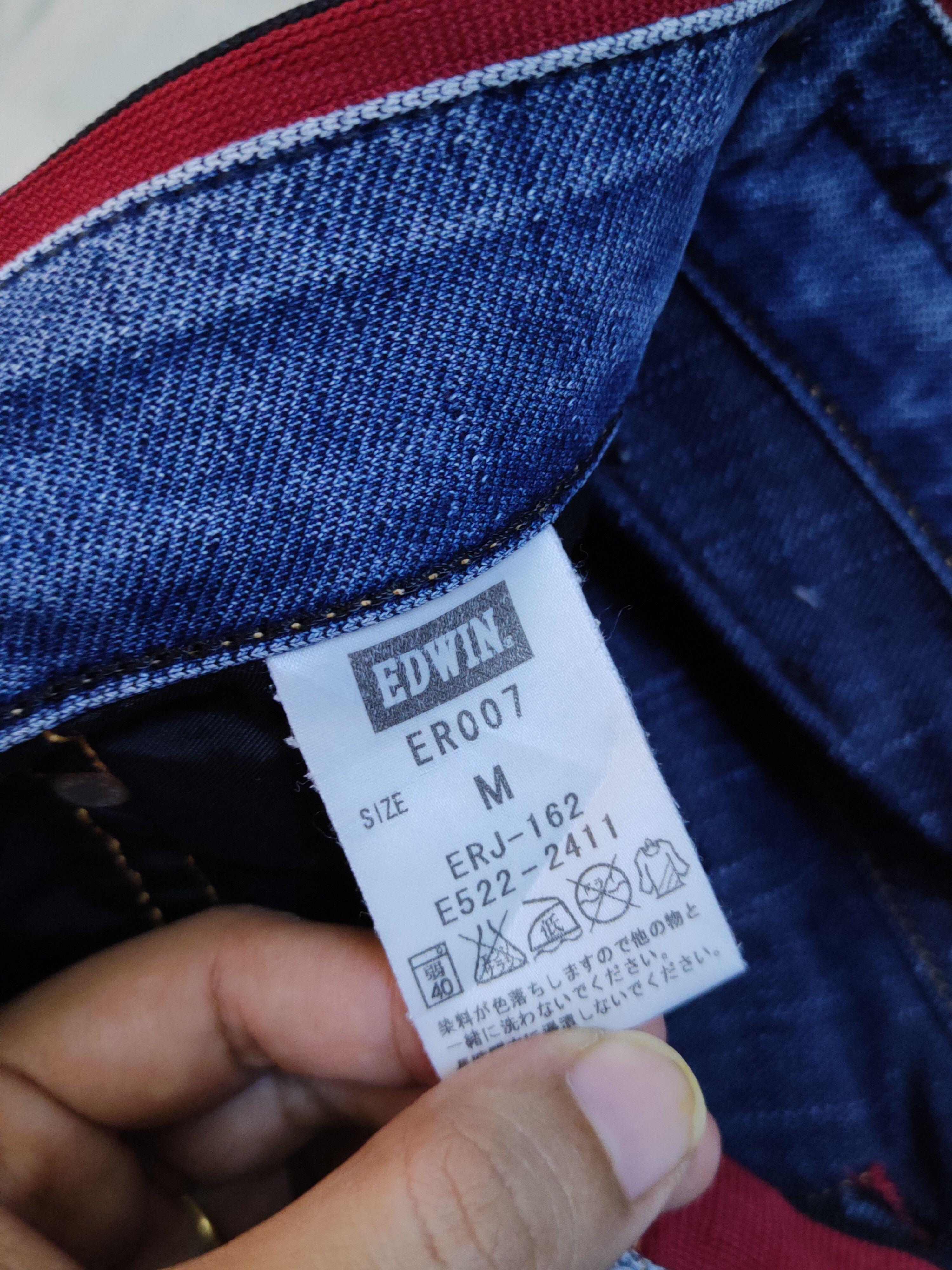 Edwin Edwin Blue Distressed Multipocket Denim #S1587 Size US 31 - 17 Thumbnail