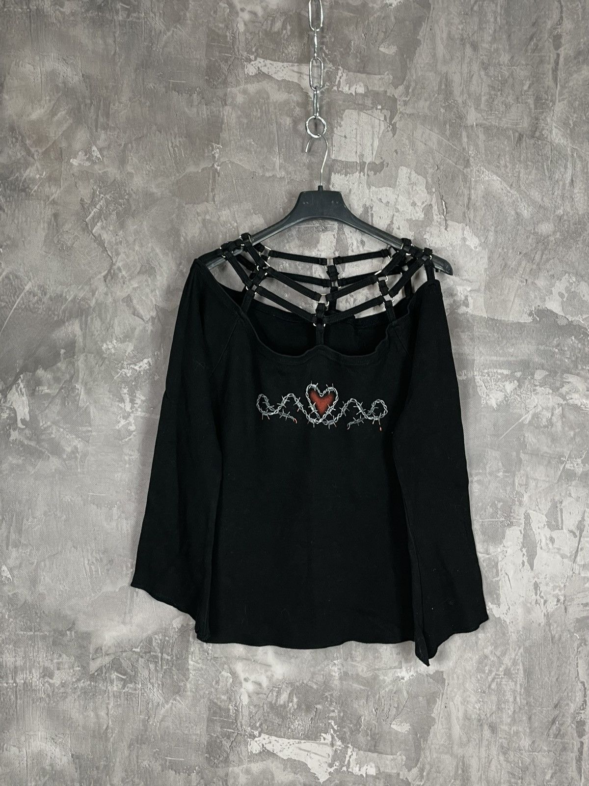 Affliction × Ed Hardy × Vintage Crazy Y2K Opium Affliction style Thermal LongSleeve Size M / US 6-8 / IT 42-44 - 1 Thumbnail