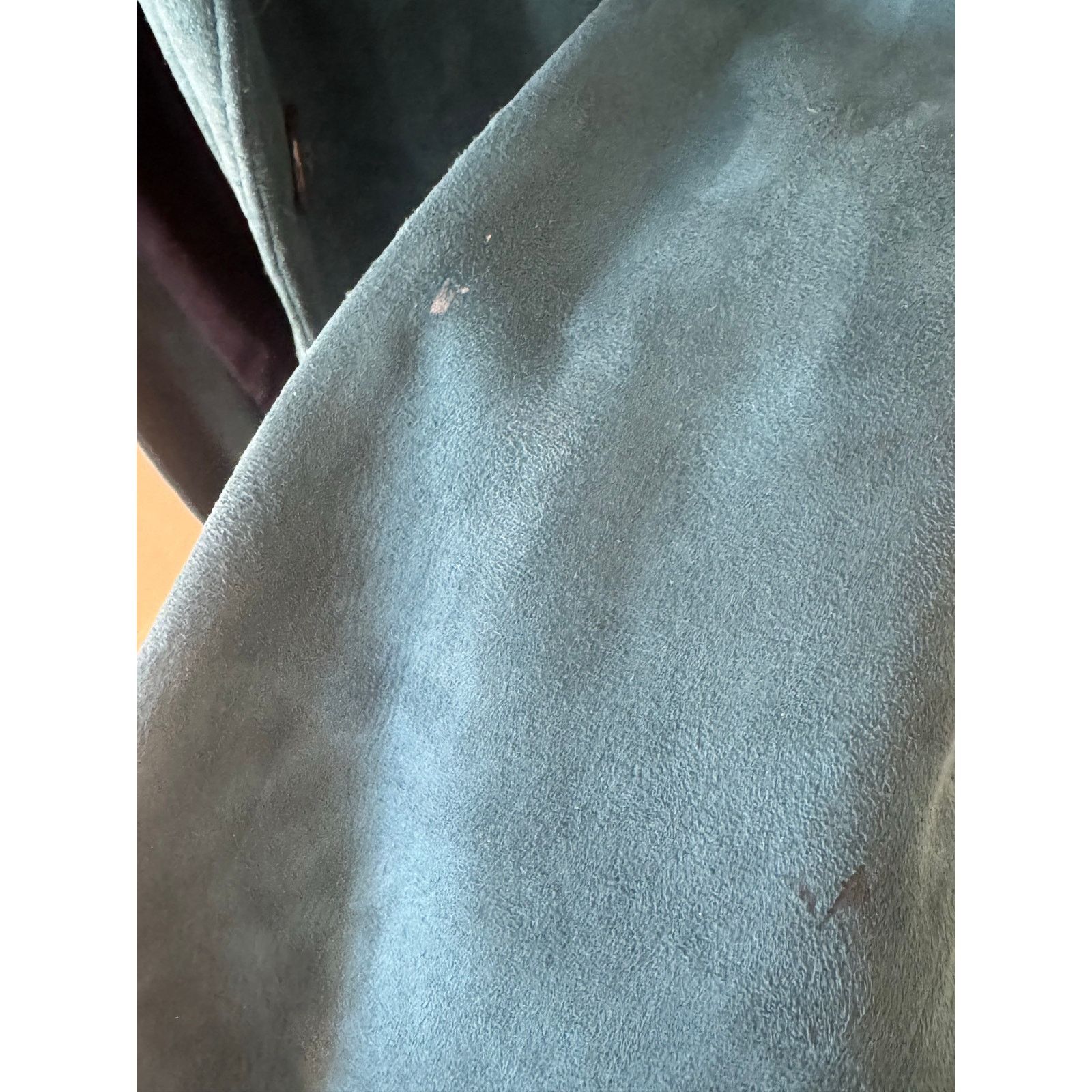 Other Vintage Leathercraft NYC Teal Suede Leather Blazer Size XL / US 12-14 / IT 48-50 - 8 Thumbnail