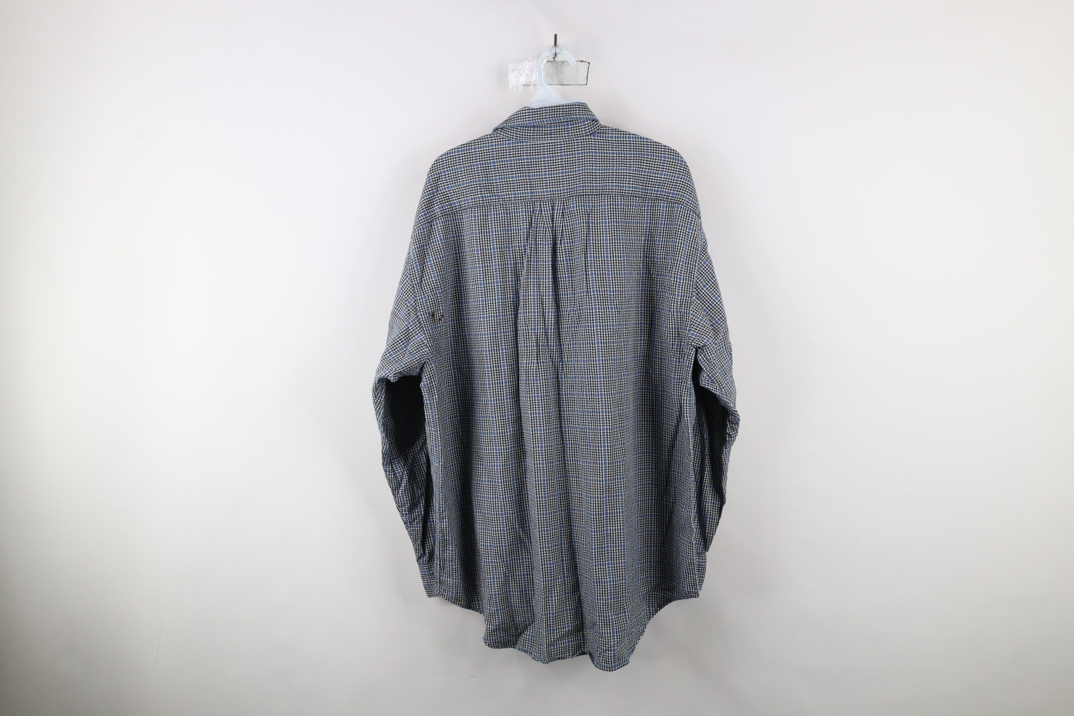Gap × Vintage Vintage Y2K 2001 Gap Plaid Flannel Button Down Shirt Size US L / EU 52-54 / 3 - 8 Thumbnail