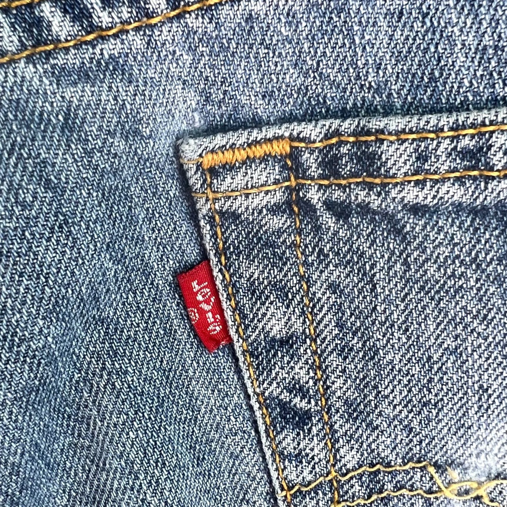 Levi's Levi's 505 Mens Denim Flat Front Regular Fit Casual Blue Biker Shorts Size 36 Size US 36 / EU 52 - 4 Thumbnail